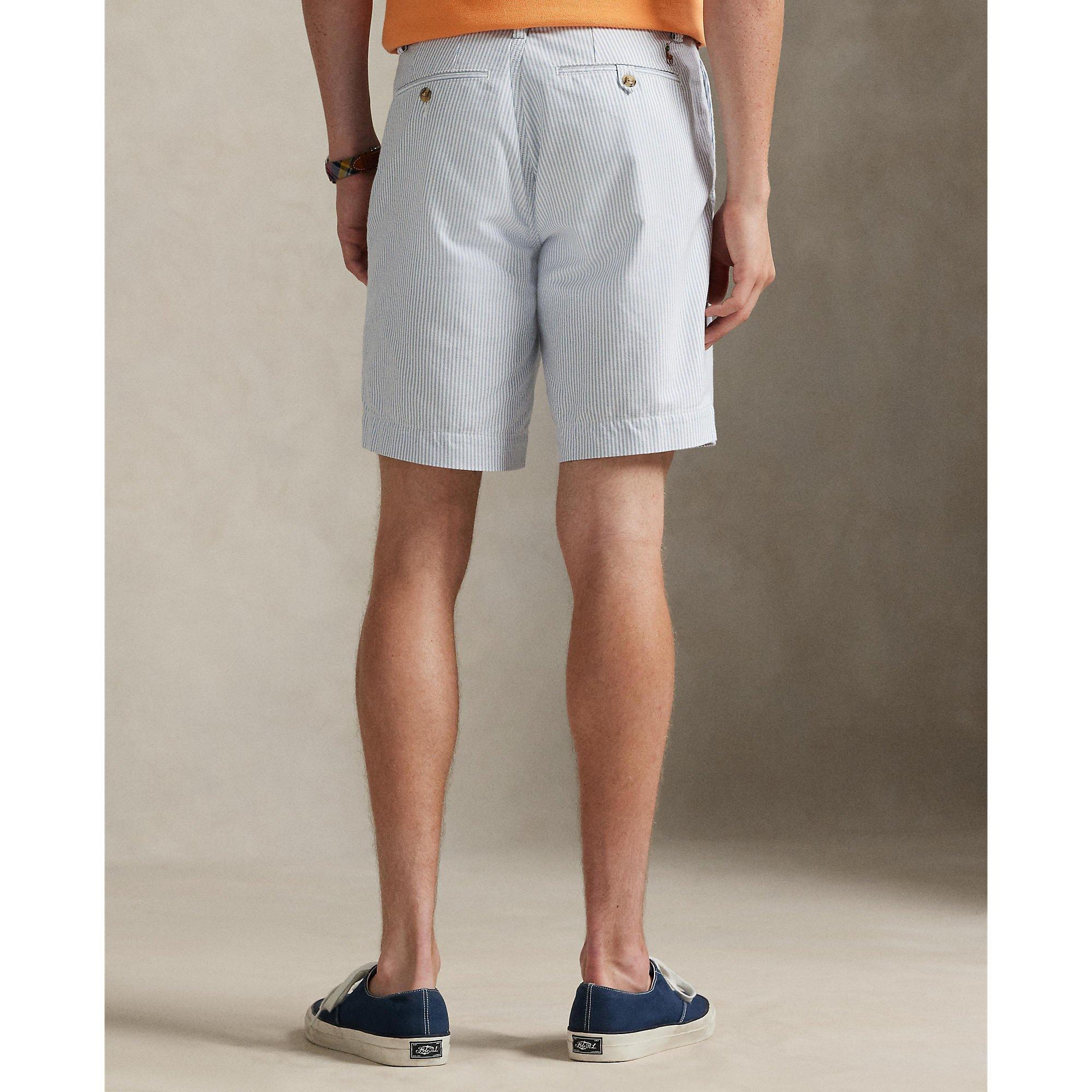 Bedford Stripe Tailored Fit Chino Shorts