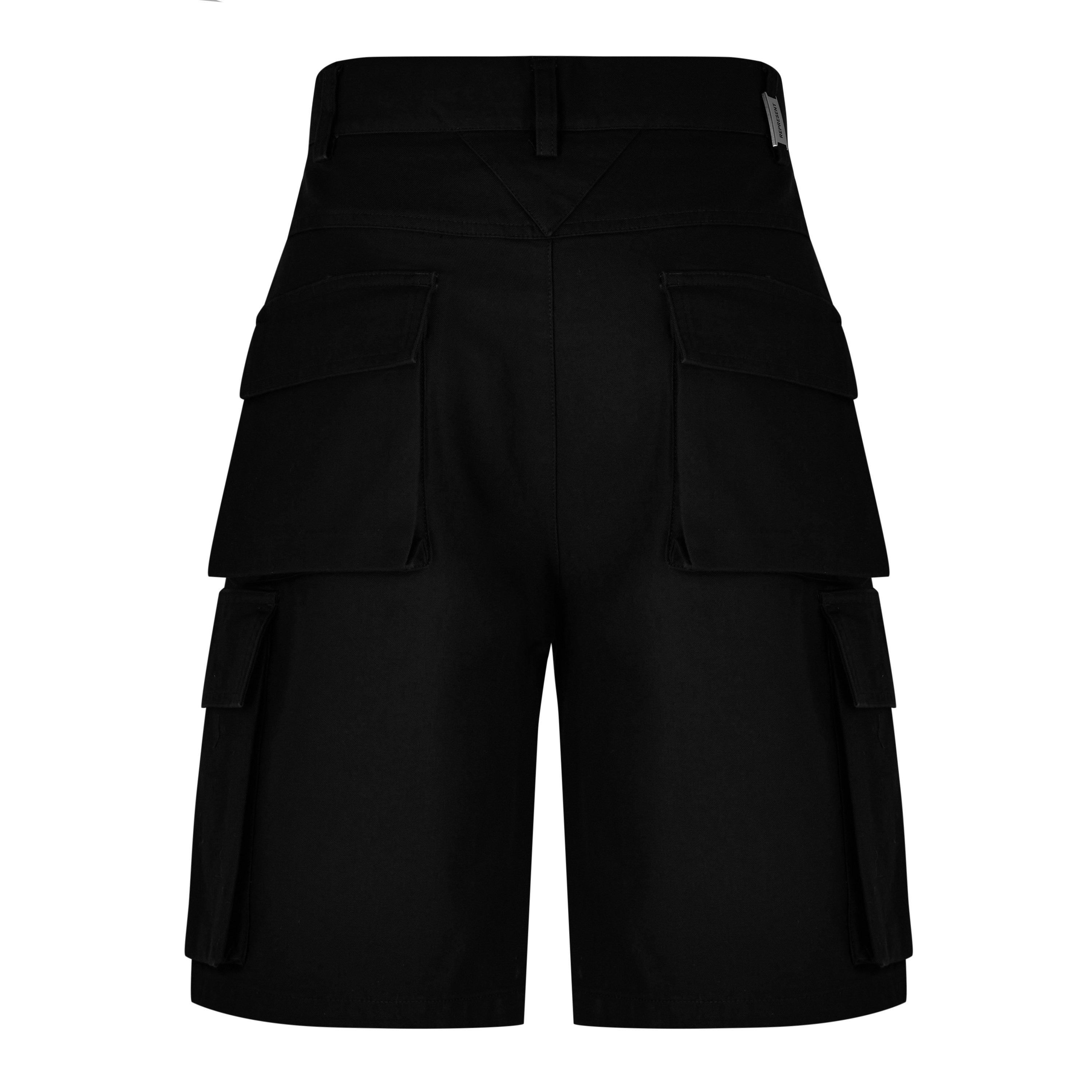 Men's Baggy Cargo Shorts, Oversized 3D Pockets