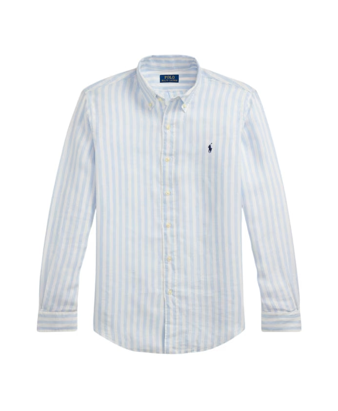 Ralph Lauren Custom Fit Striped Linen Shirt