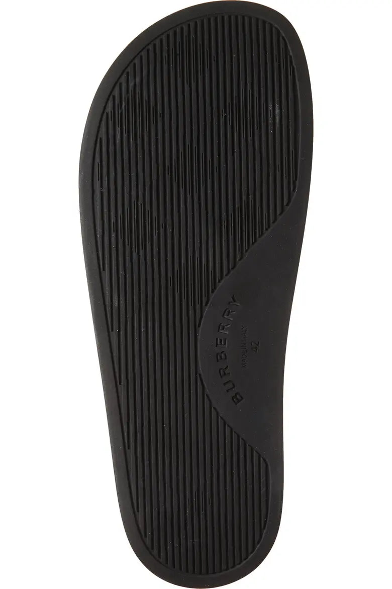 Furley Check Slide Sandal Burberry