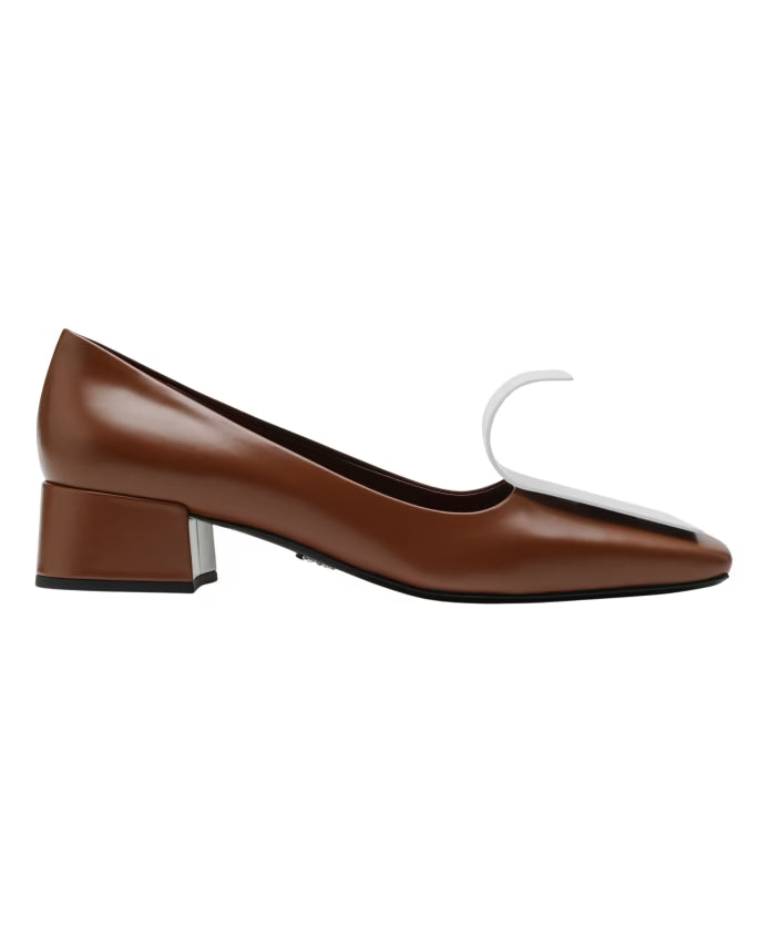 Prada Elegant Heeled Decollete Shoes
