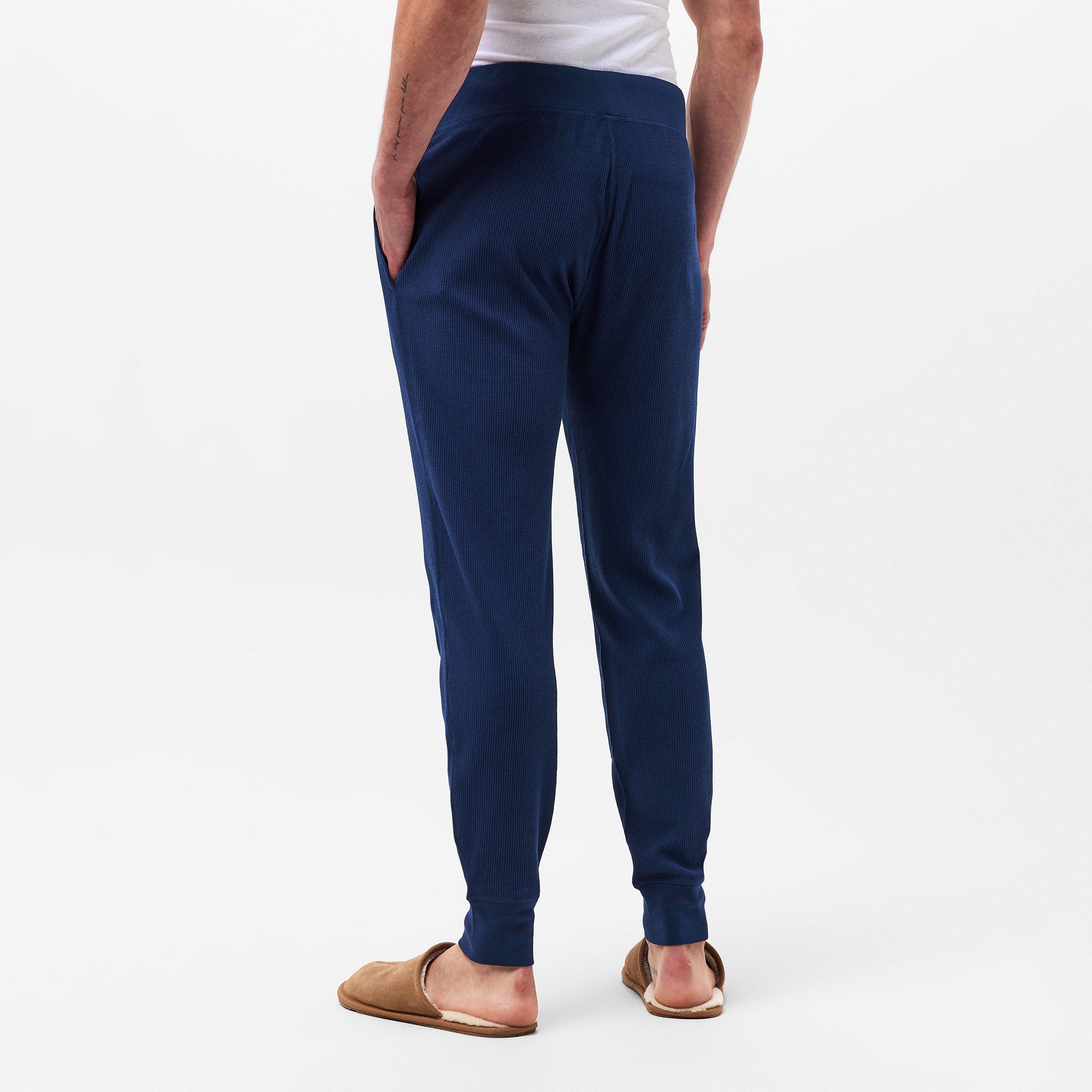 Men's Waffle Cuffed Fleece Joggers