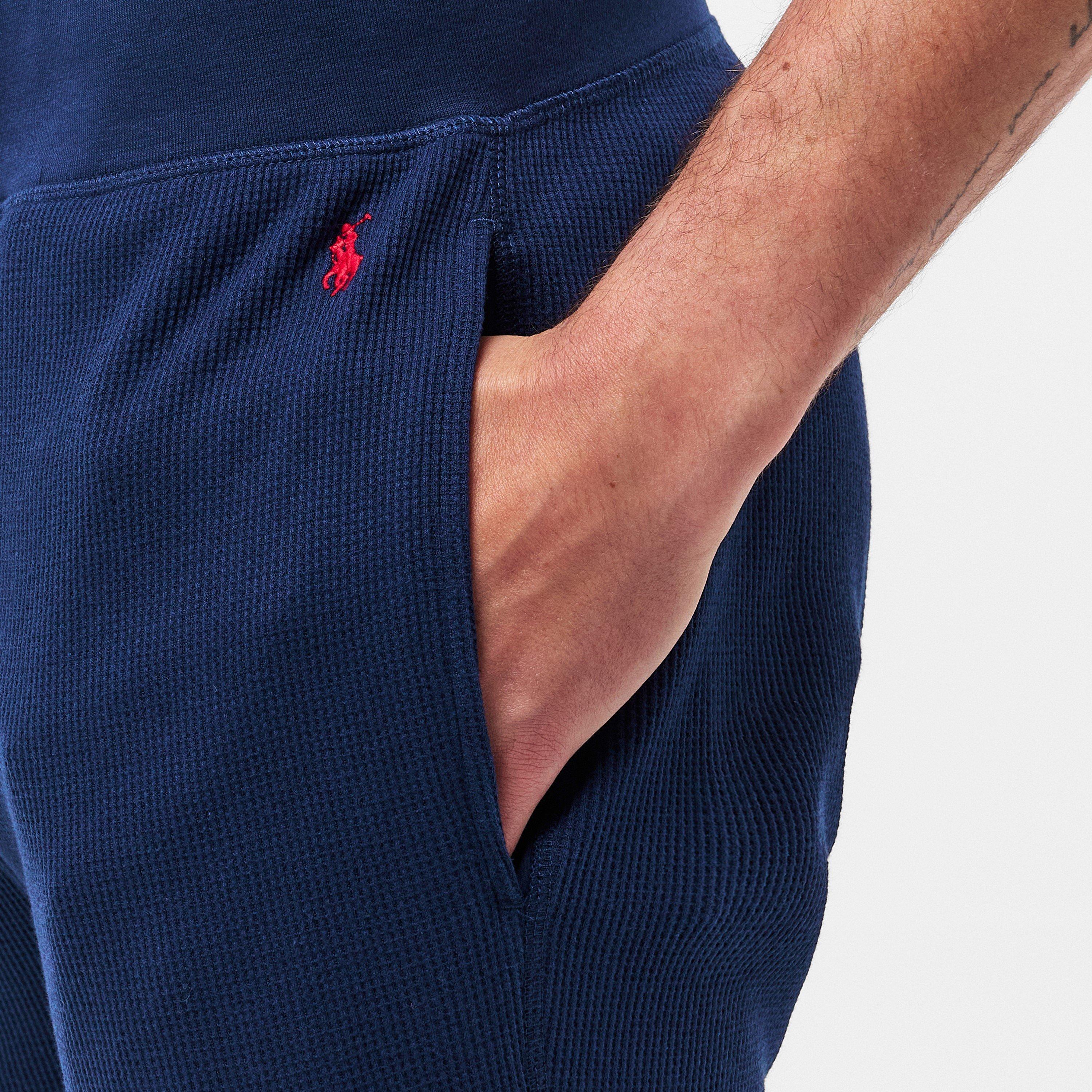 Men's Waffle Cuffed Fleece Joggers