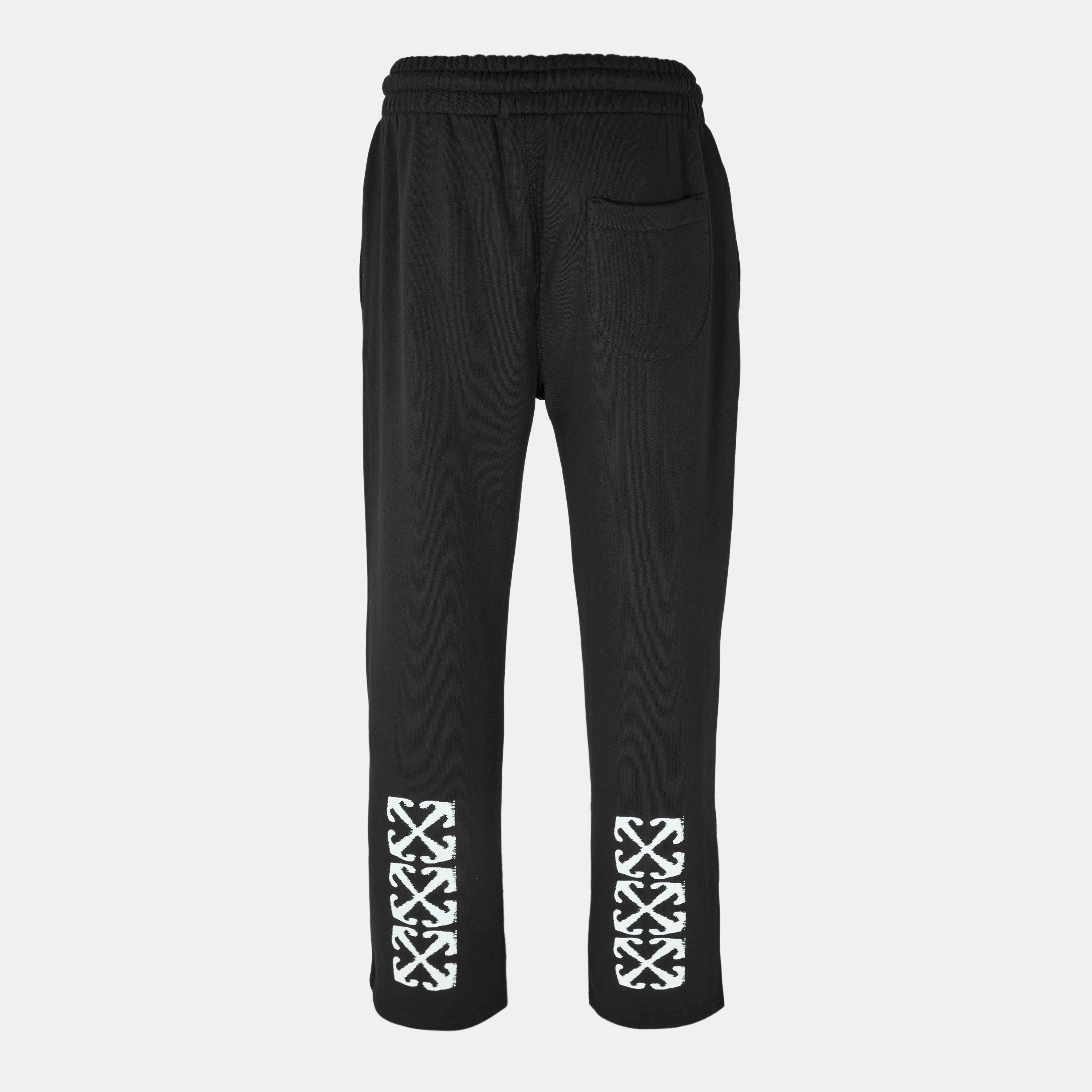 Arrow Fleece Closed Hem Joggers
