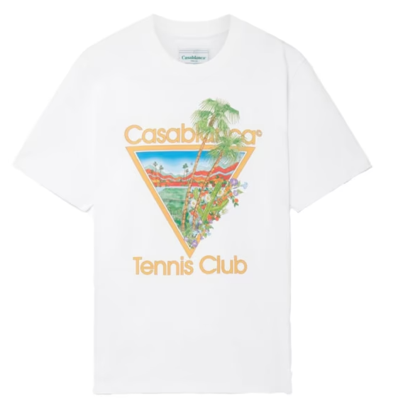Casablanca White Tennis Club Icon T-Shirt
