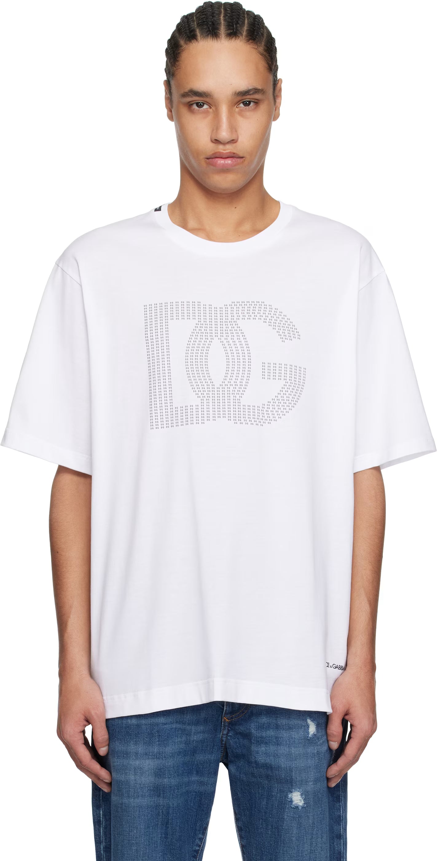Dolce&Gabbana White DG Logo T-shirt