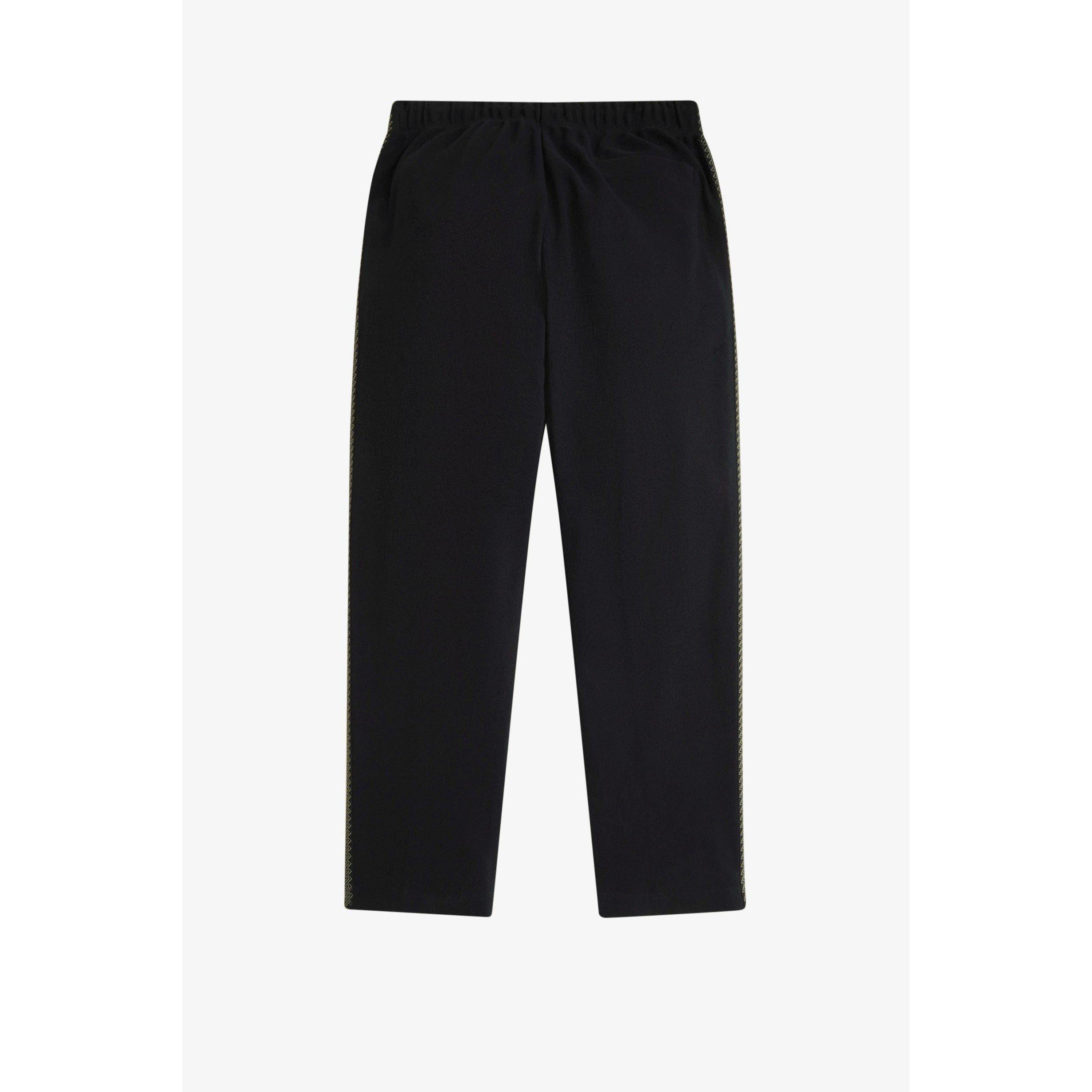 Side Tape Woven Open Hem Tracksuit Joggers