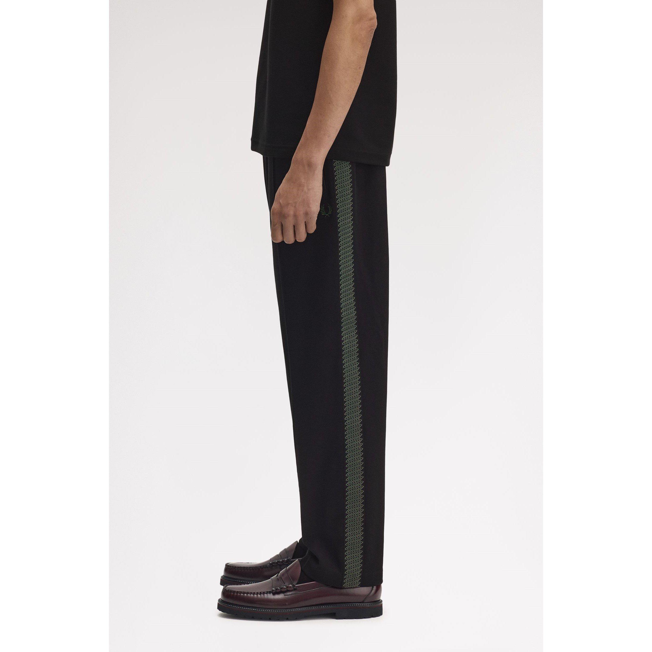 Side Tape Woven Open Hem Tracksuit Joggers