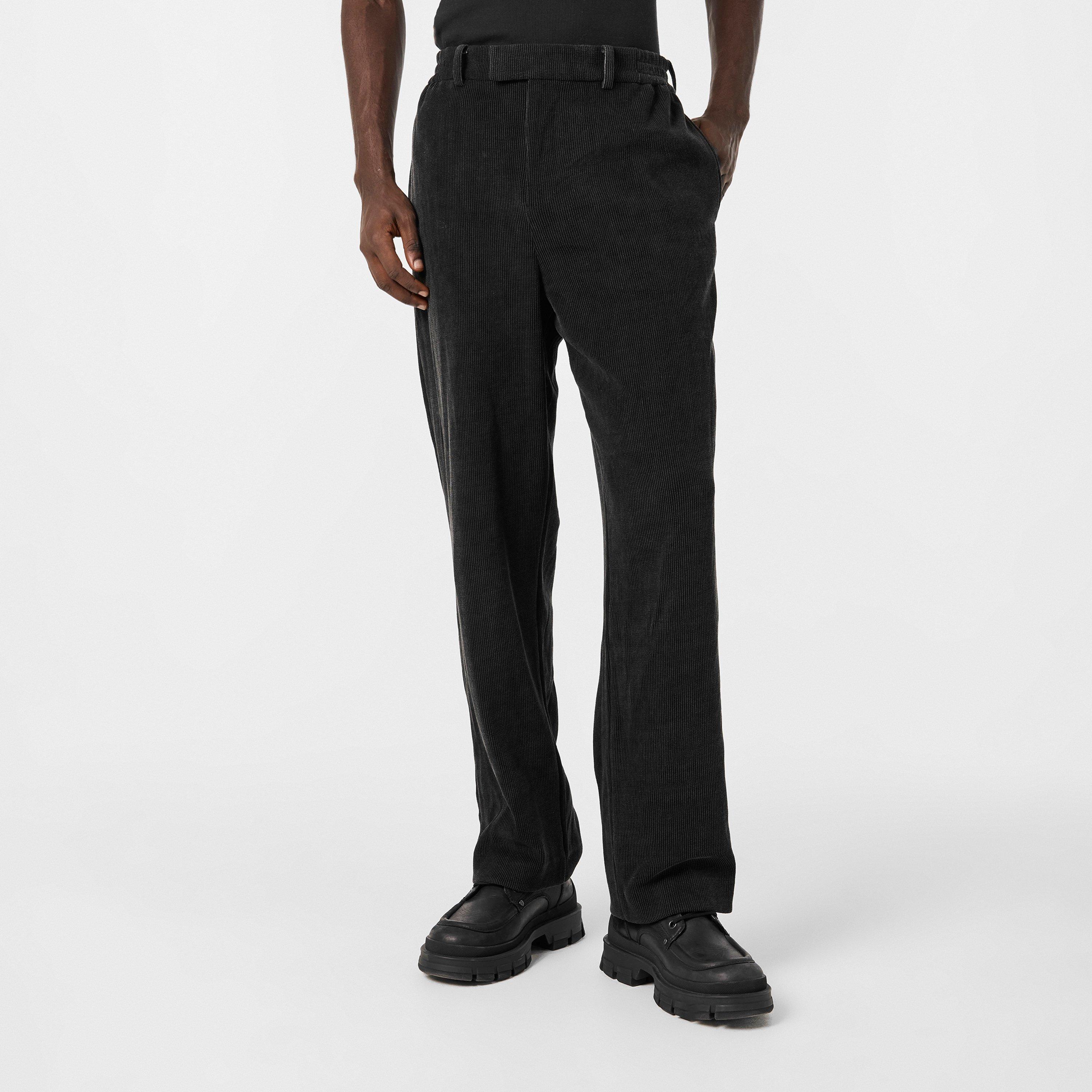 Open Cuff Woven Relaxed Fit Joggers