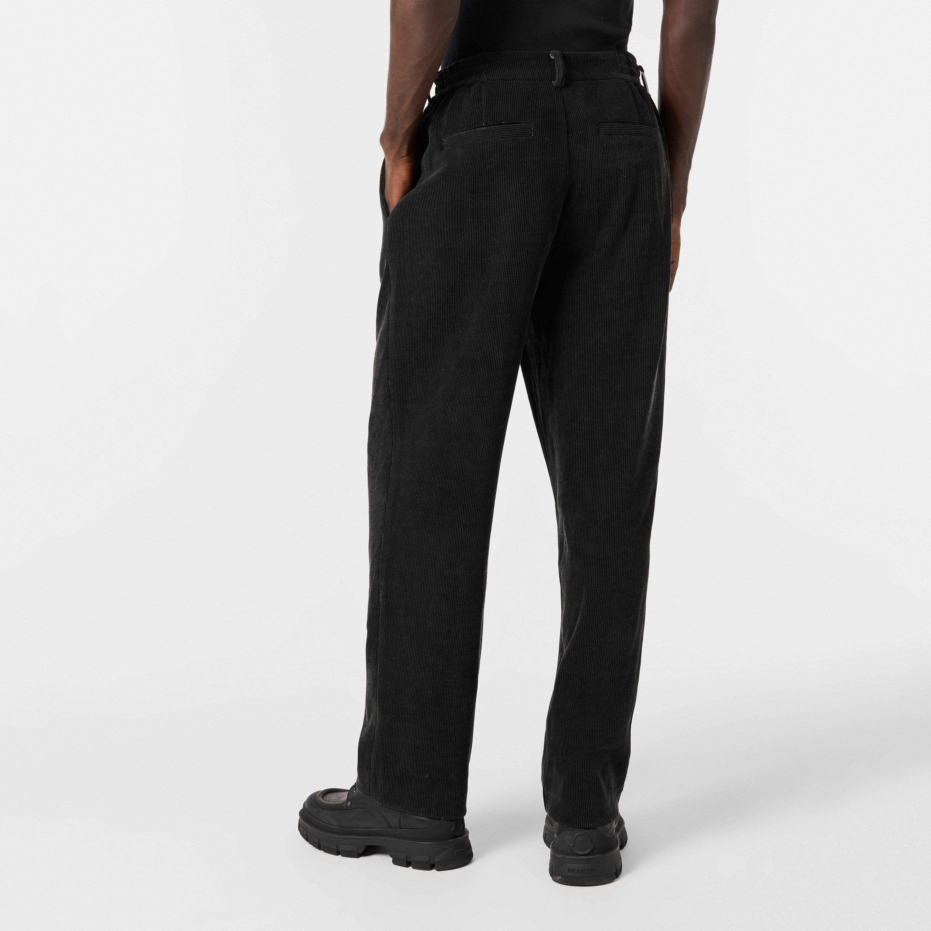 Open Cuff Woven Relaxed Fit Joggers