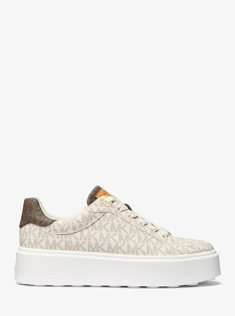 Romey Two-Tone Logo Platform Sneaker