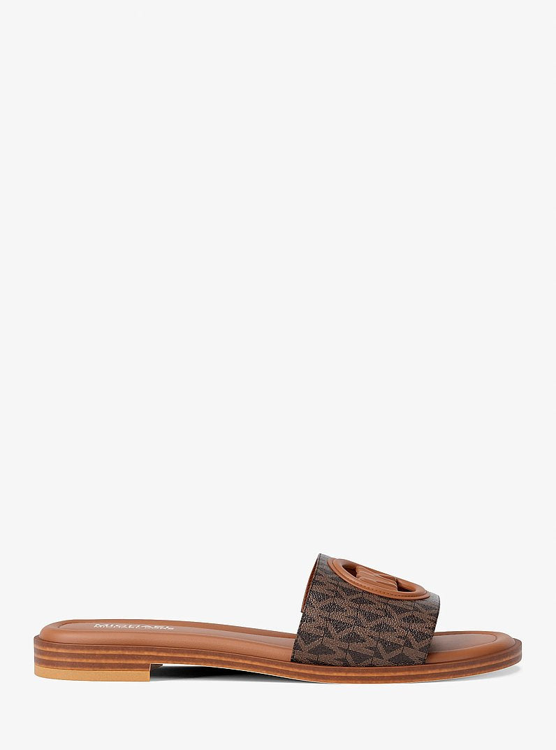 Carissa Signature Logo Slide Sandal