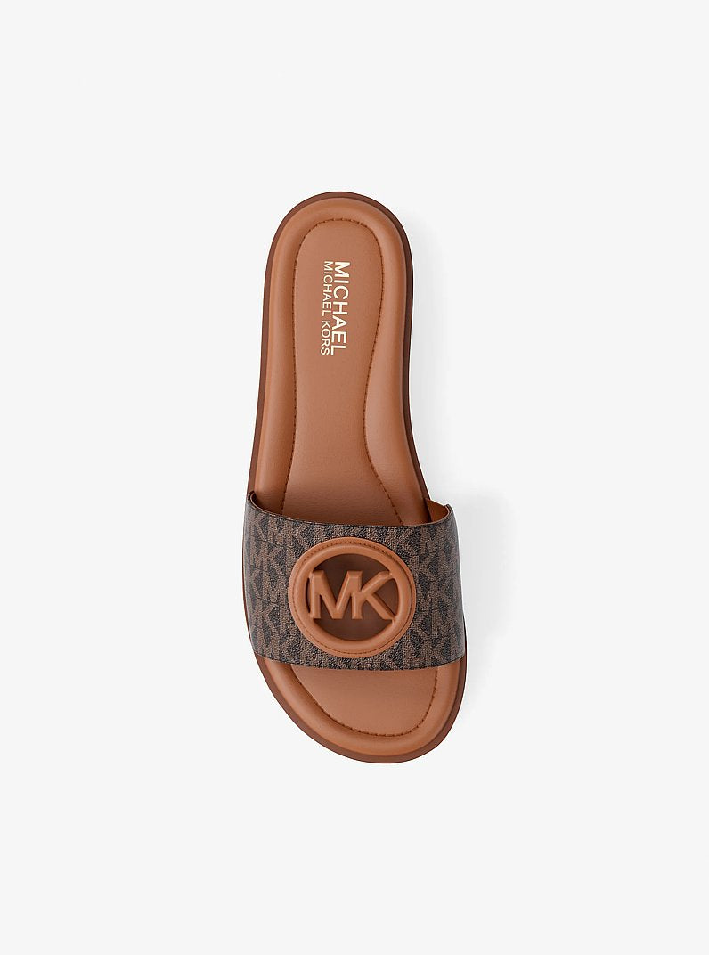 Carissa Signature Logo Slide Sandal