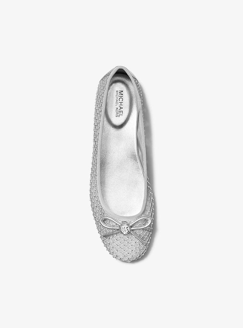 Savannah Embellished Mesh Ballet Flat