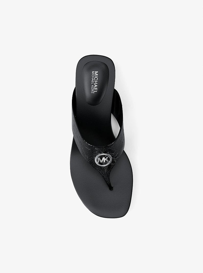 Anneka Patent Thong Sandal