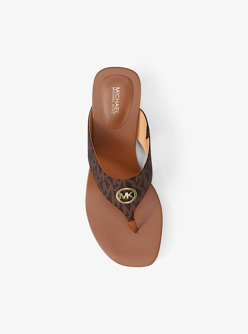 Anneka Signature Logo Thong Sandal