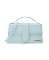 Blue Leather Shoulder Bag