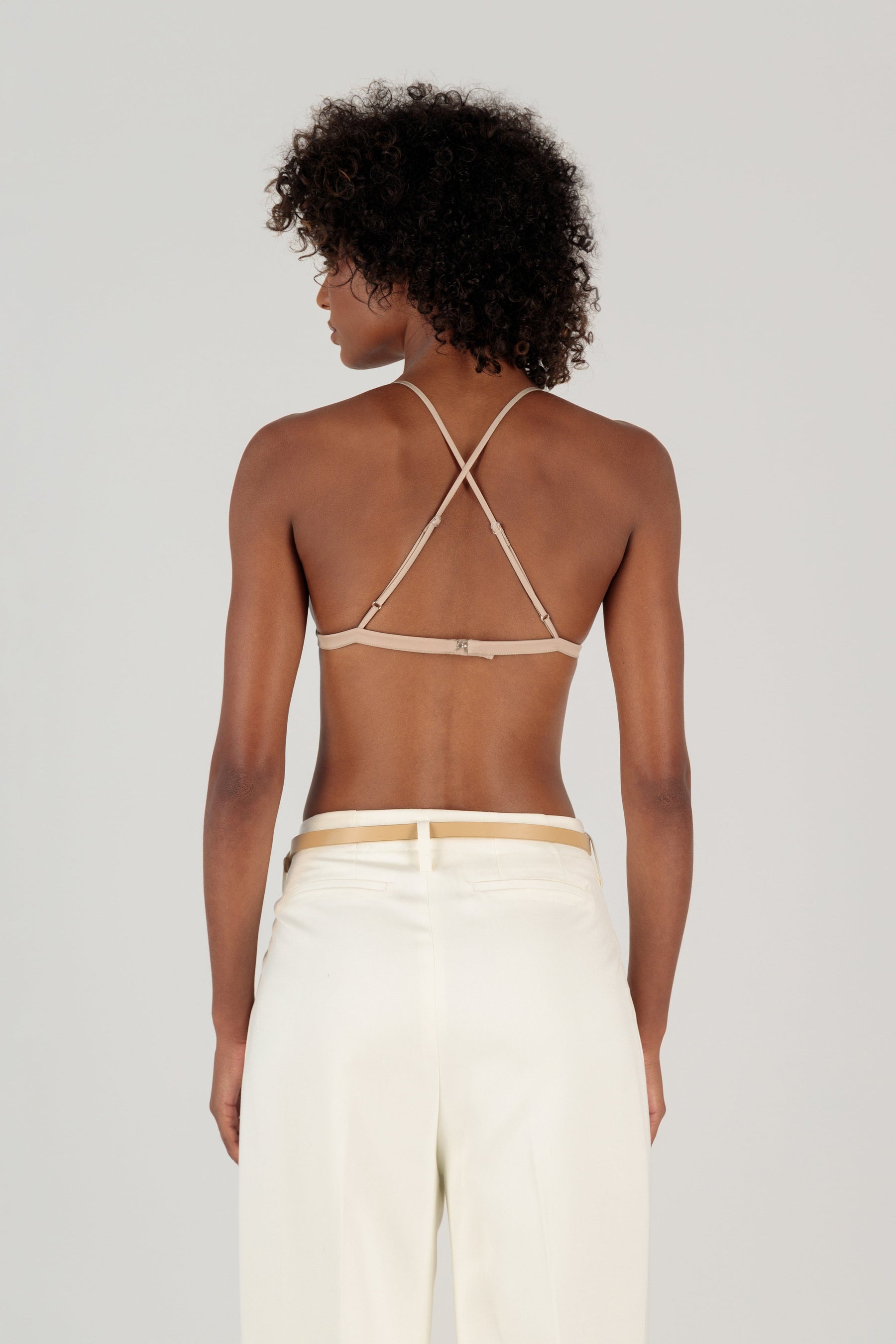 SATIN V BRALETTE