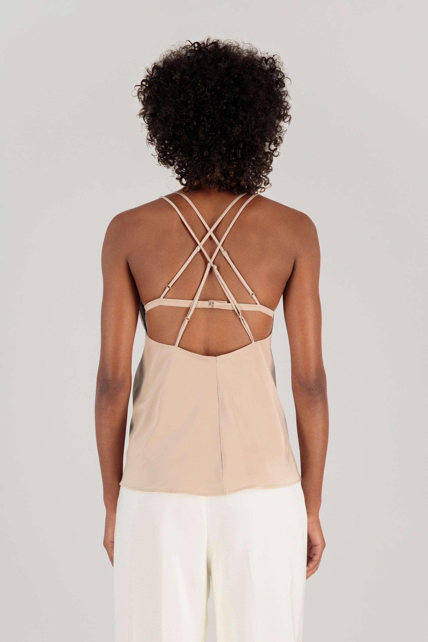 X-BACK SATIN V CAMI