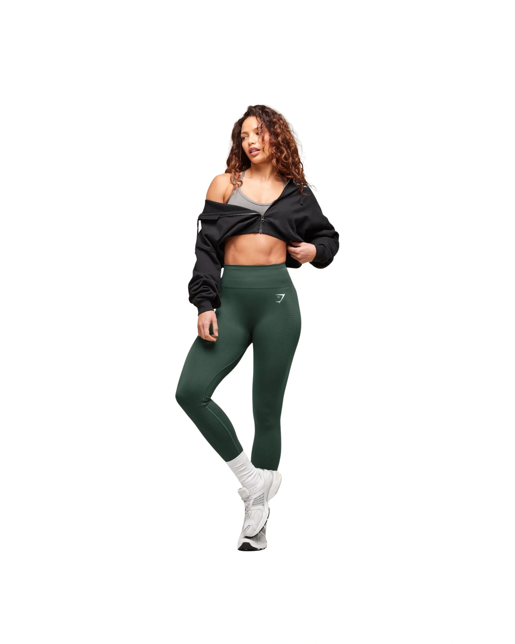 Gymshark Vital Leggings regular Woodland Green Marl