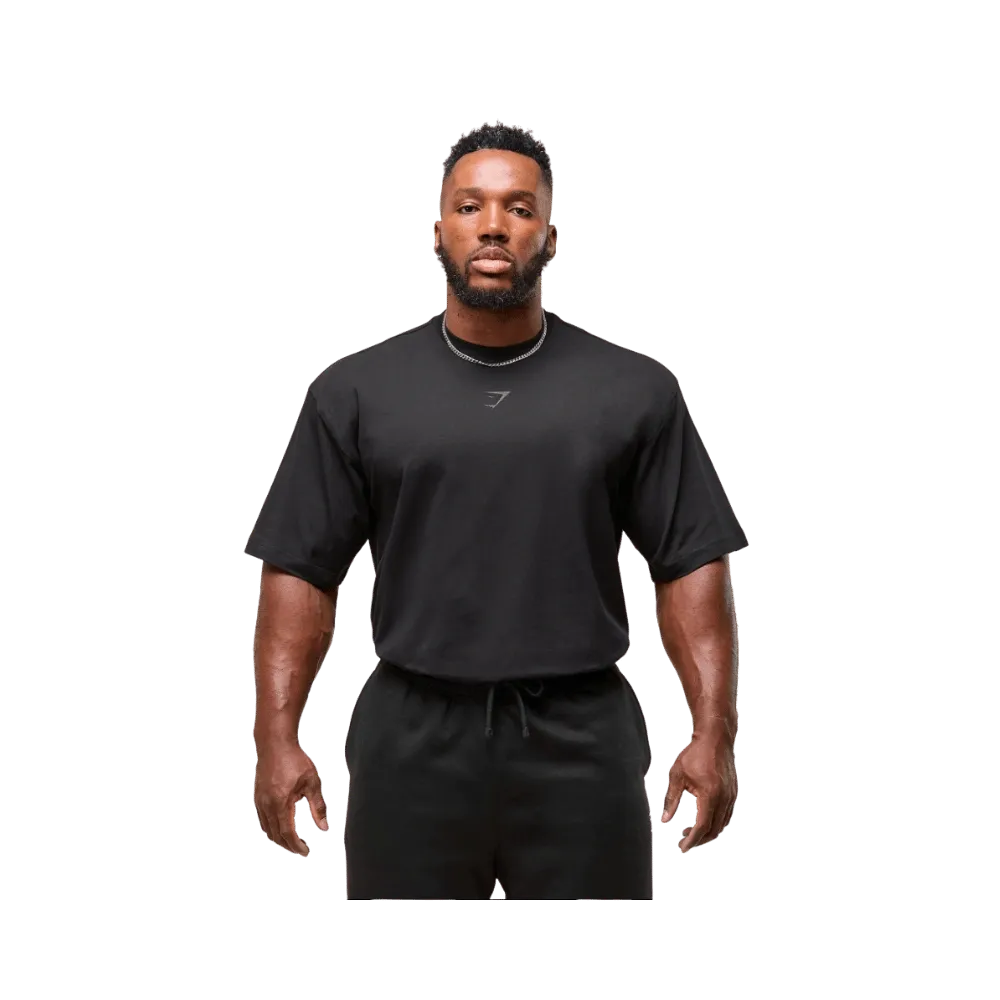 Gymshark Power T-Shirt Oversized Fit Black