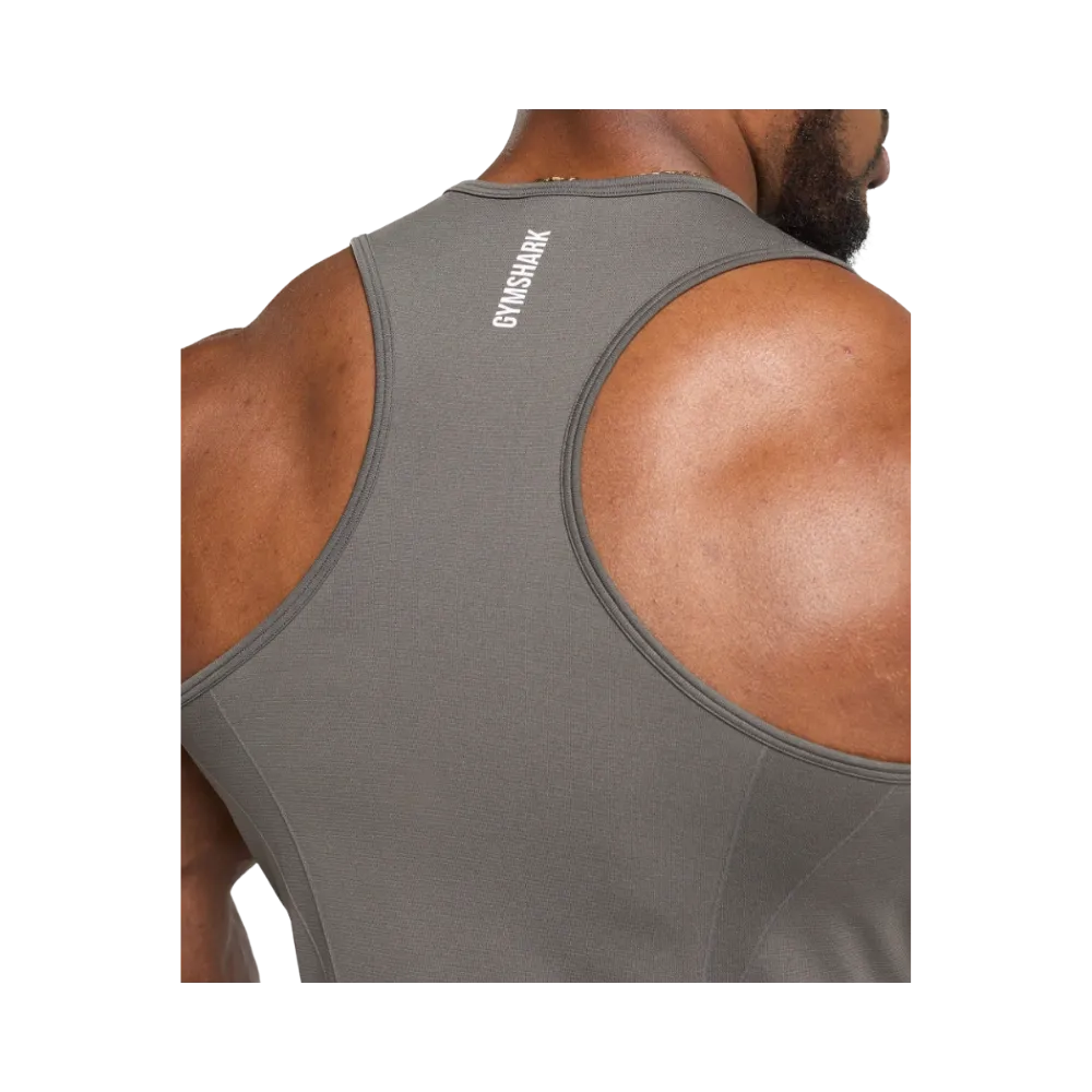 Gymshark Shadow Seamless Stringer Slim Fit Meteor Grey