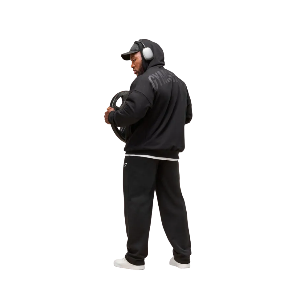Gymshark Power Hoodie Oversized Fit Black