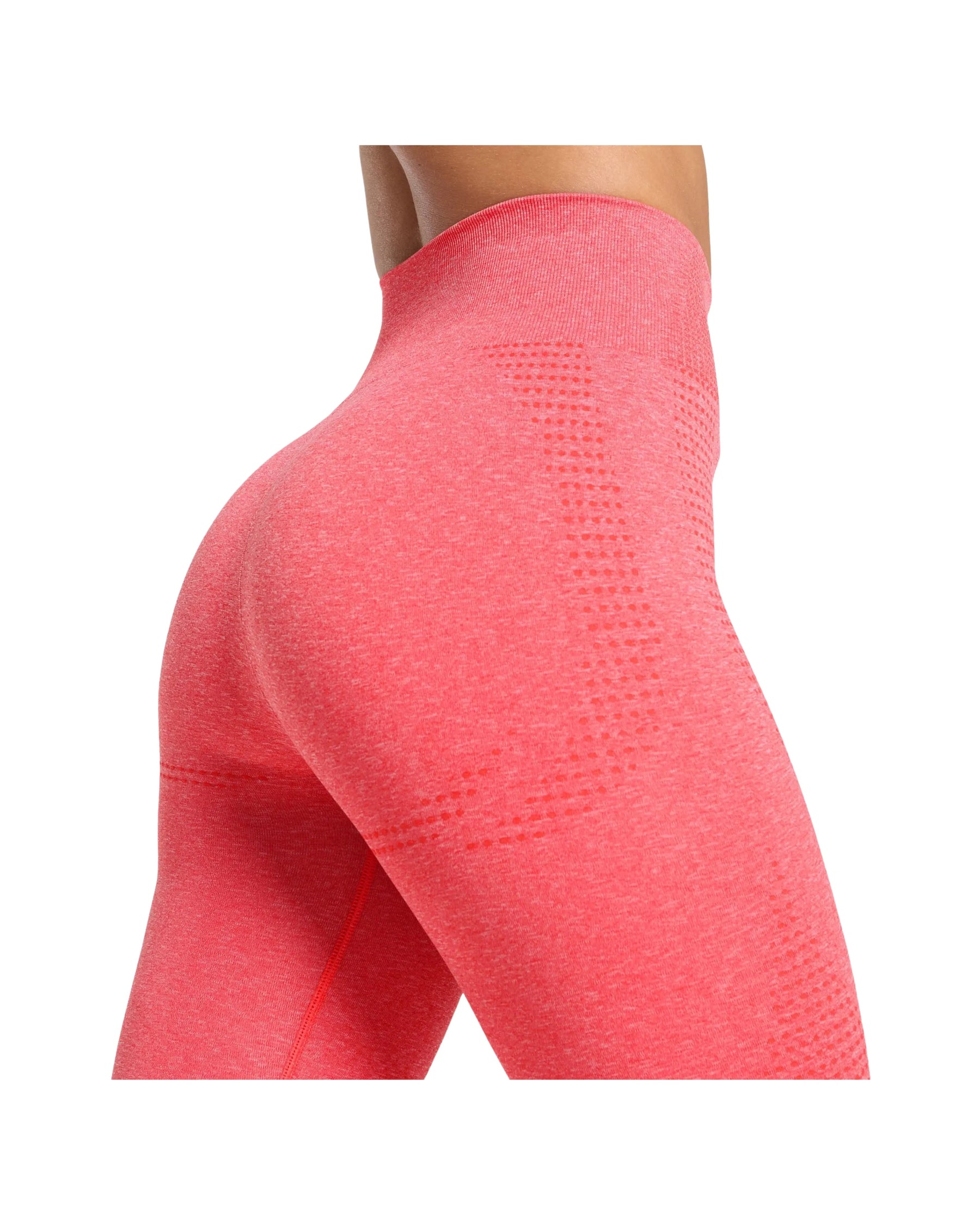 Gymshark Vital Leggings Coral Red Marl