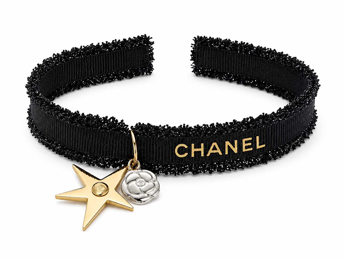 CHANEL EXCLUSIVE GOLD STAR & FLOWER CHARM 2025 NEW LIMITED EDITION GIFT