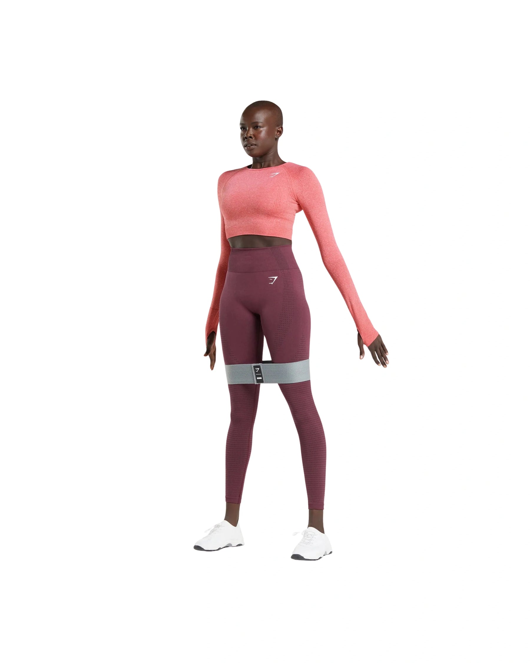 Gymshark Vital Crop Top Chilli Red Marl