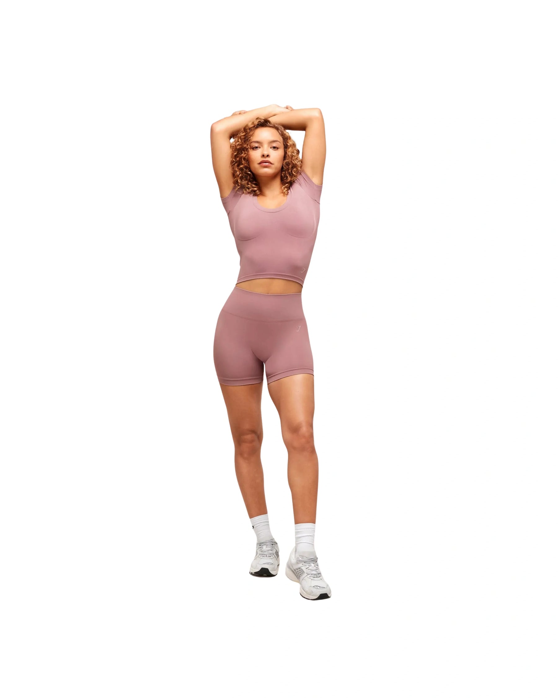 Gymshark Soft Sculpt Midi T-Shirt Calm Pink
