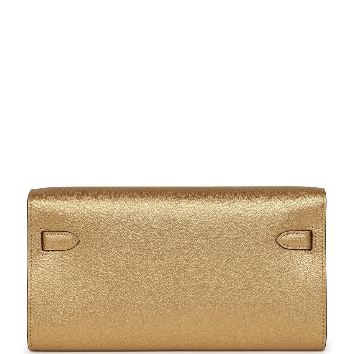 Hermès Kelly Wallet To Go Dore Chevre Chamkilight Permabrass