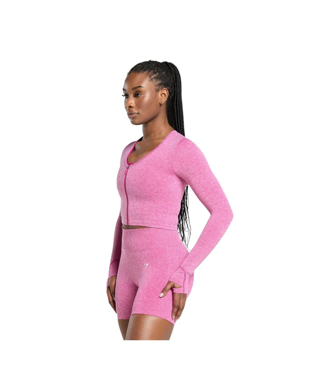 Gymshark Lift Seamless Zip Up Jacket Winning Pink