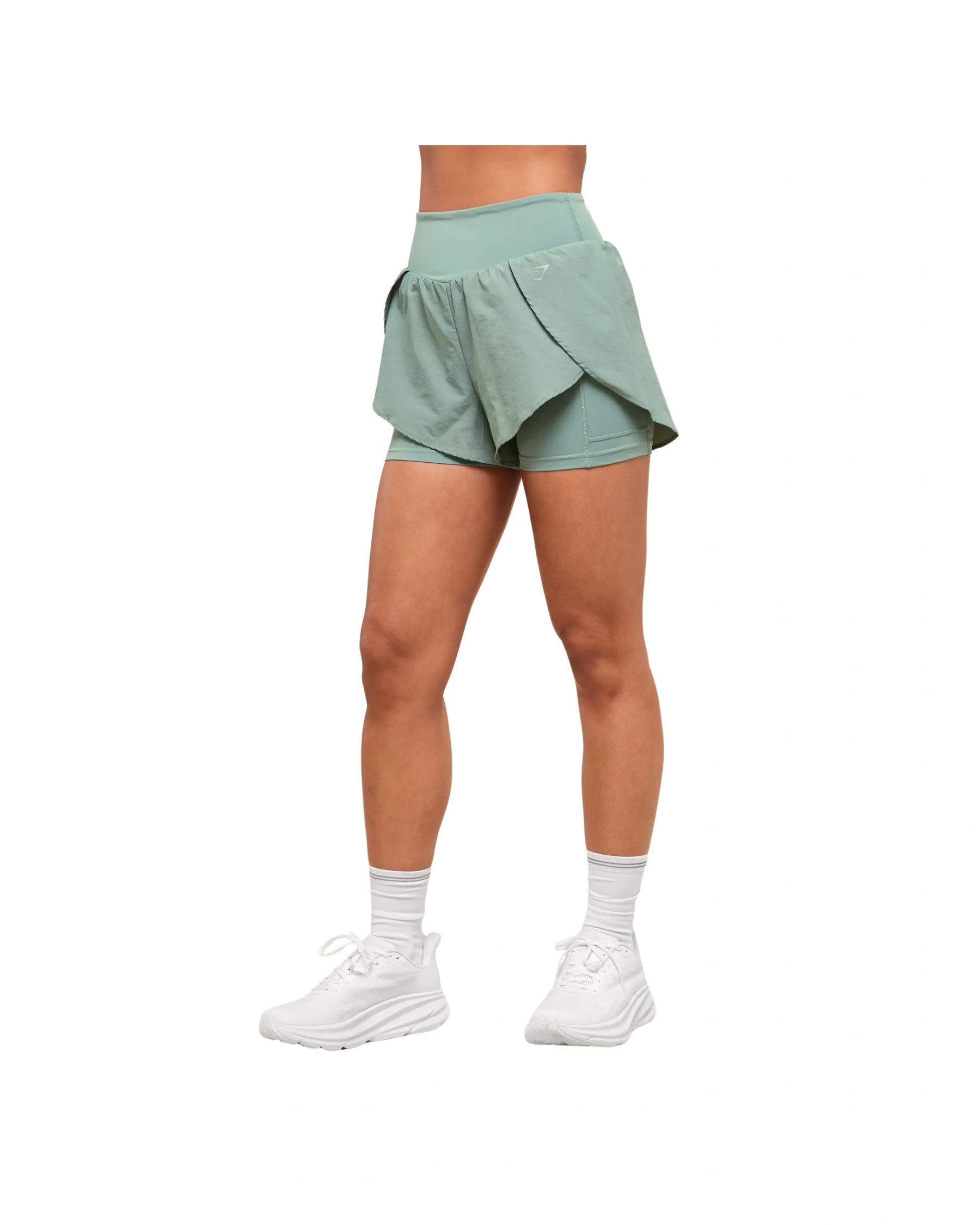 Gymshark Running 2-in-1 Shorts Celeste Blue