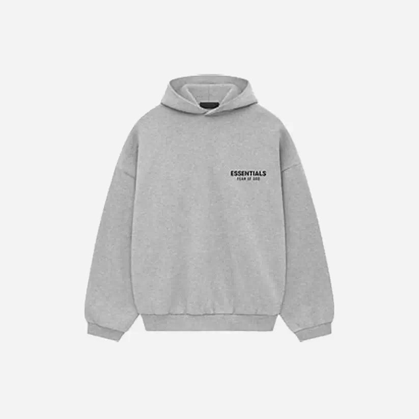 Essentials Fear of God Essentials Fleece Hoodie Light Heather Gray FW24 - Size: S Hoodies | Shop From The Mirage