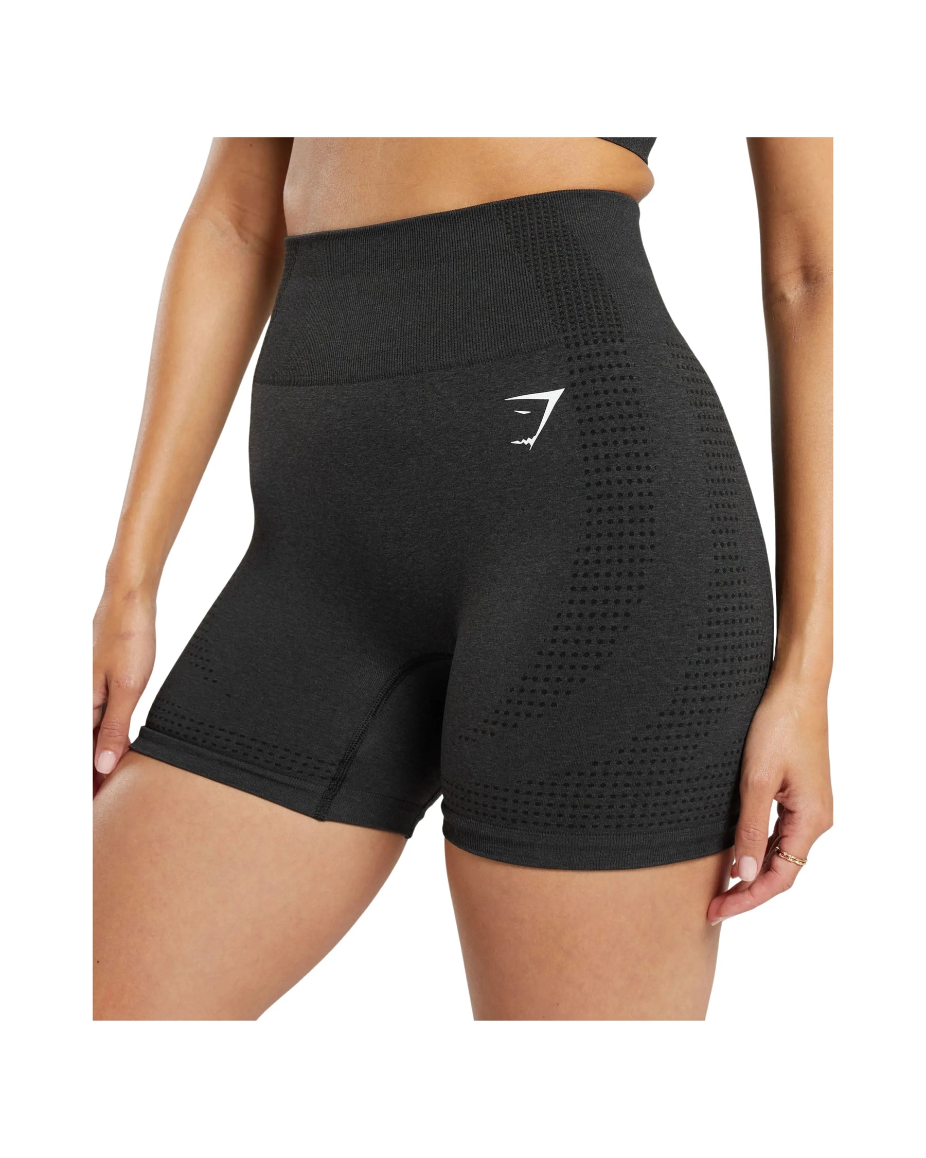 Gymshasrk Vital Shorts compression fit Black Marl
