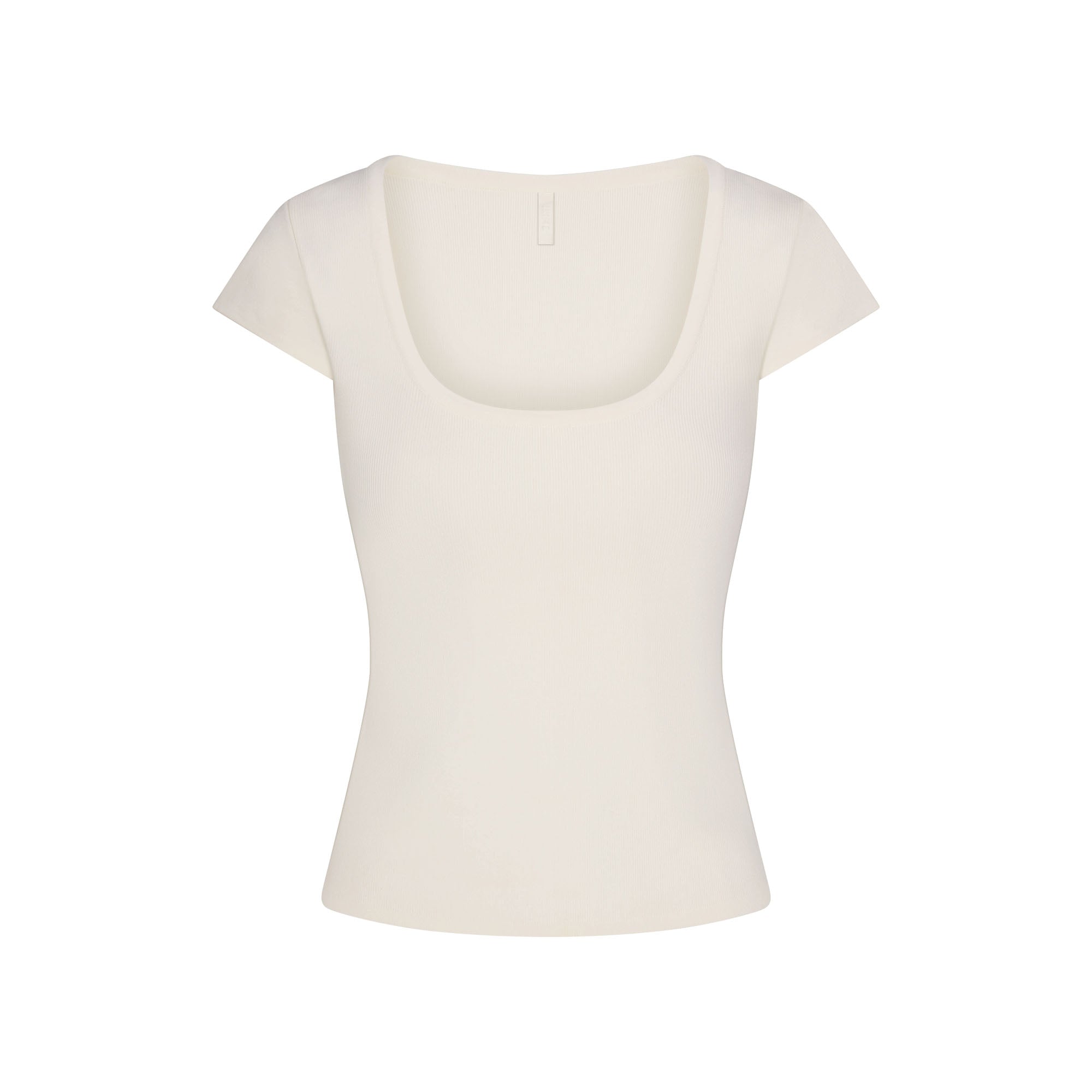 Refined Knit Scoop Neck Top