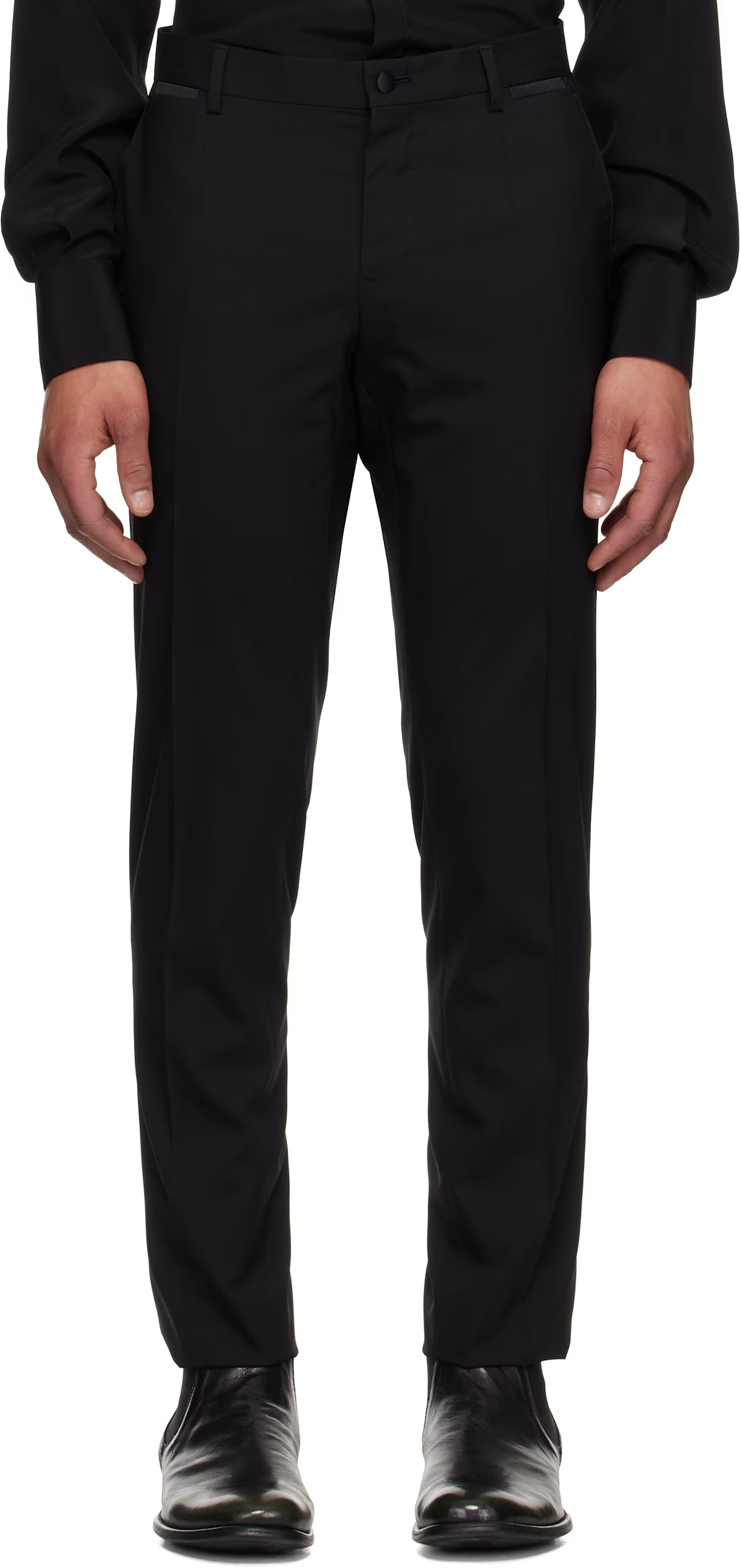 Dolce&Gabbana Black Continuativo Nero Trousers