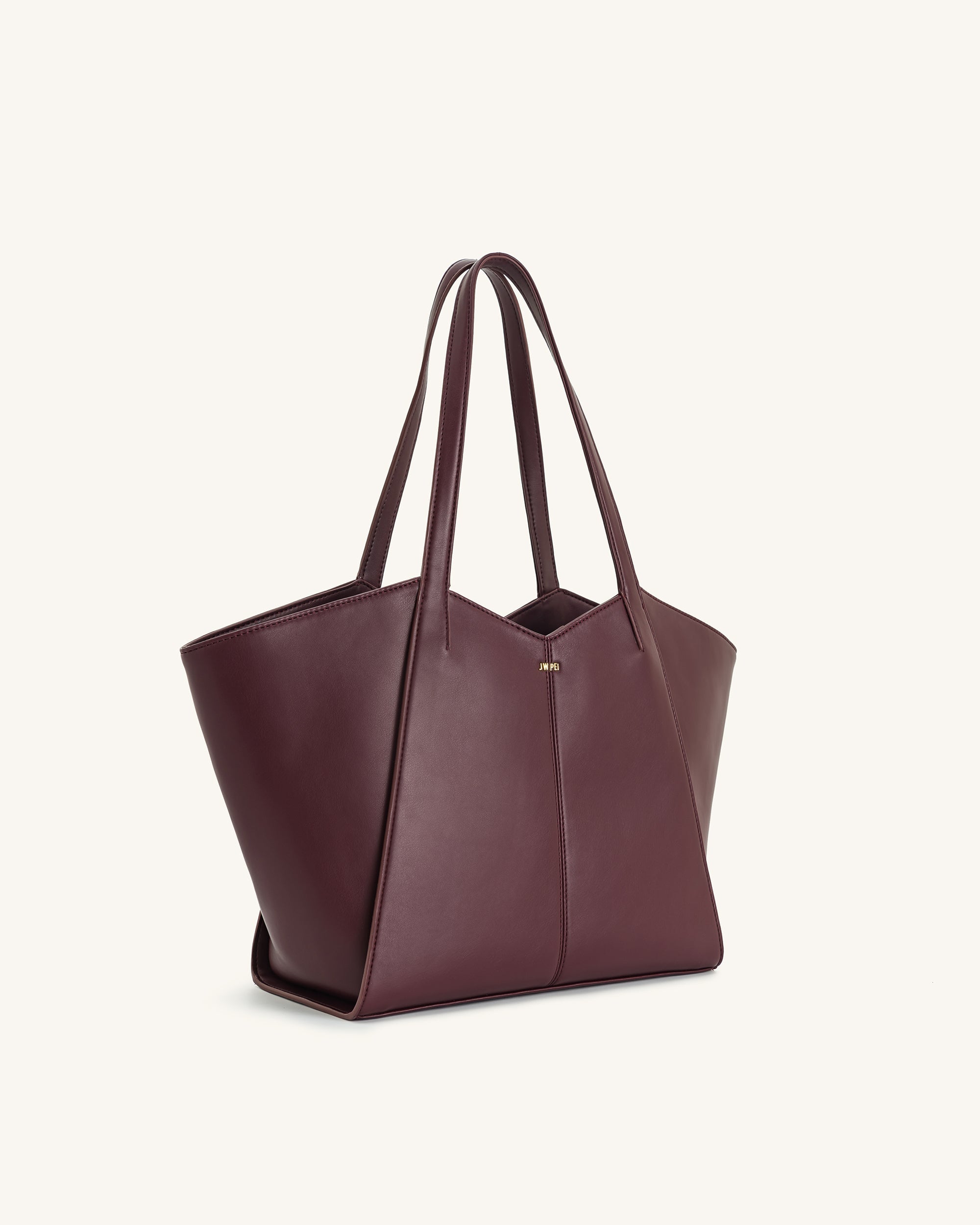 Kiana Large Capacity Tote Bag - Deep Claret