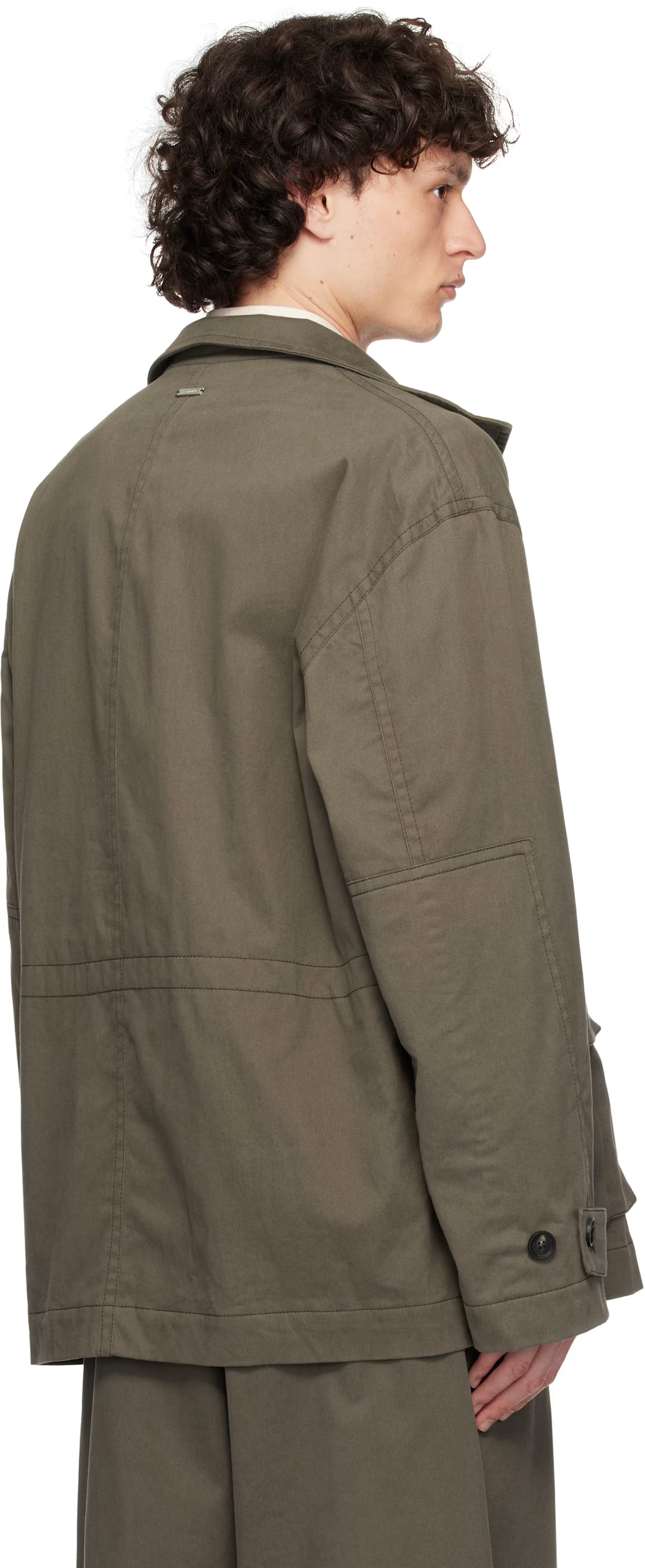 Ferragamo Taupe Saharan Jacket