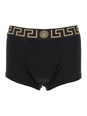 Versace Black Briefs with Elastic Waist with Medusa Print in Cotton Stretch Man