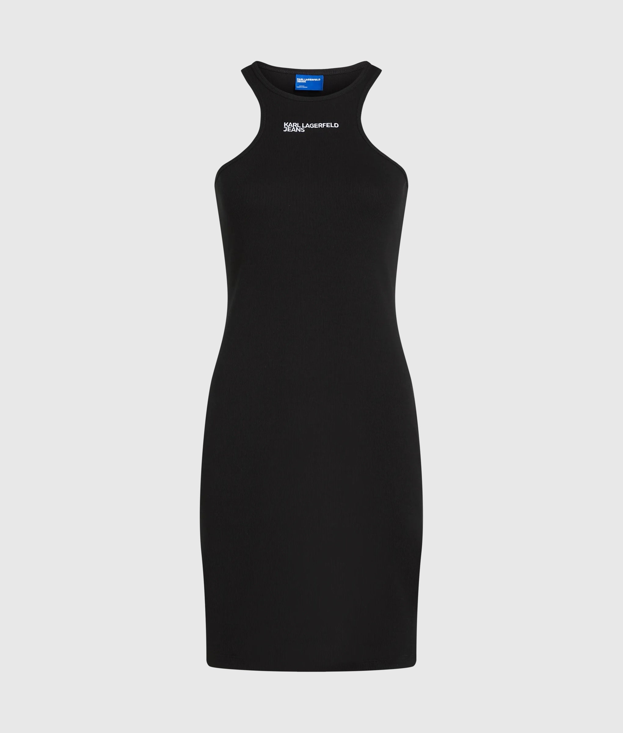Ribbed racer dress