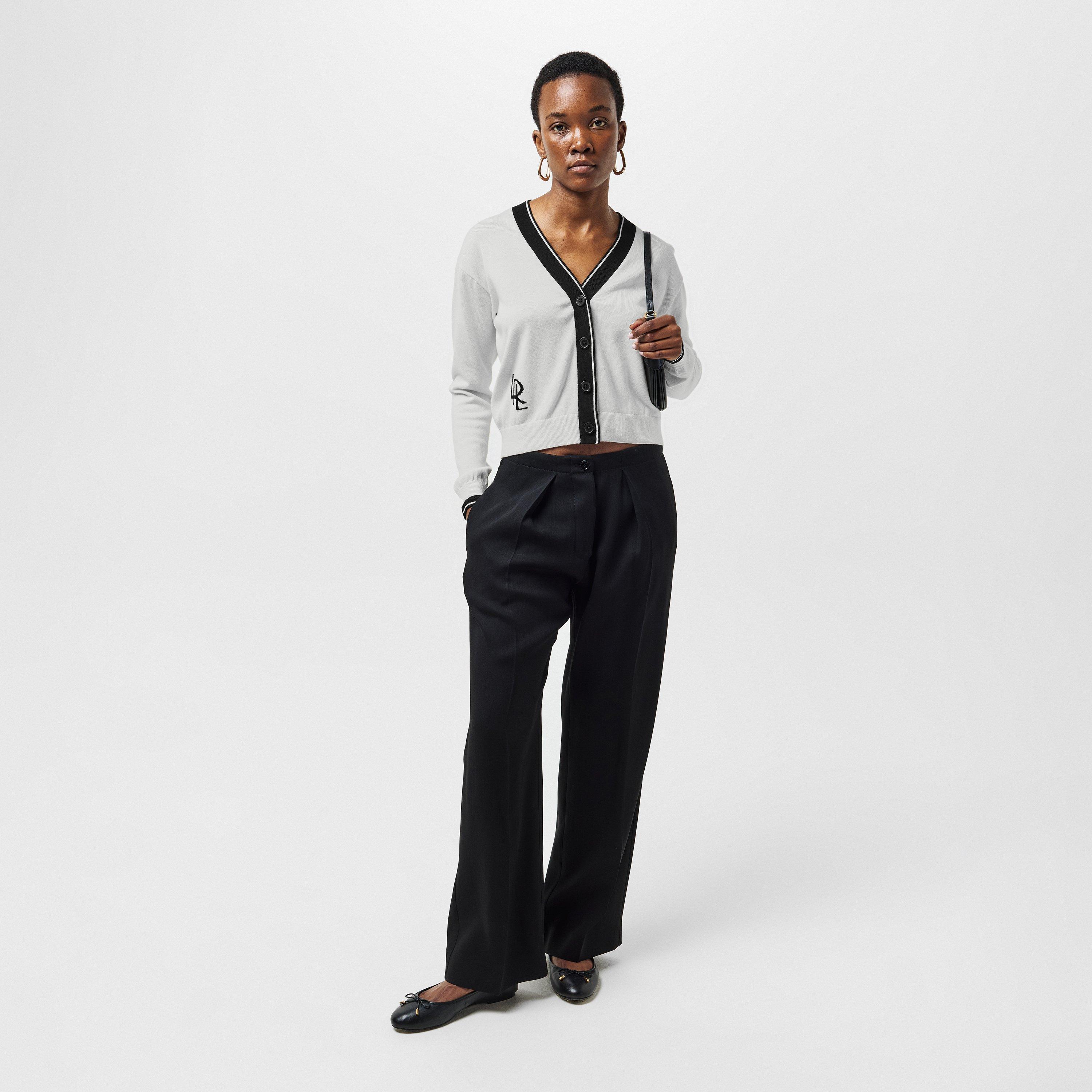 Cadina Two Tone Ribbed Cardigan