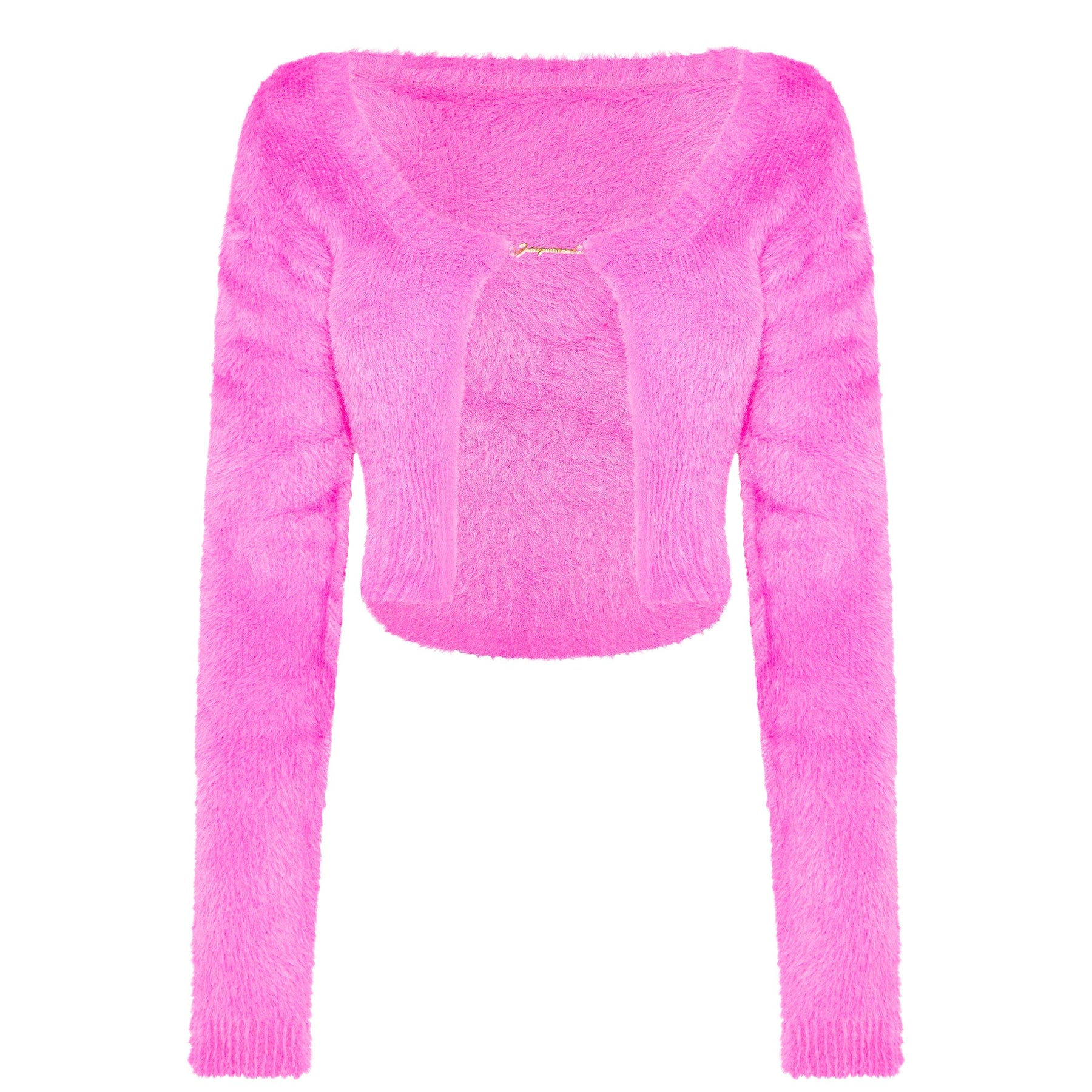 La Maille Neve Cropped Cardigan