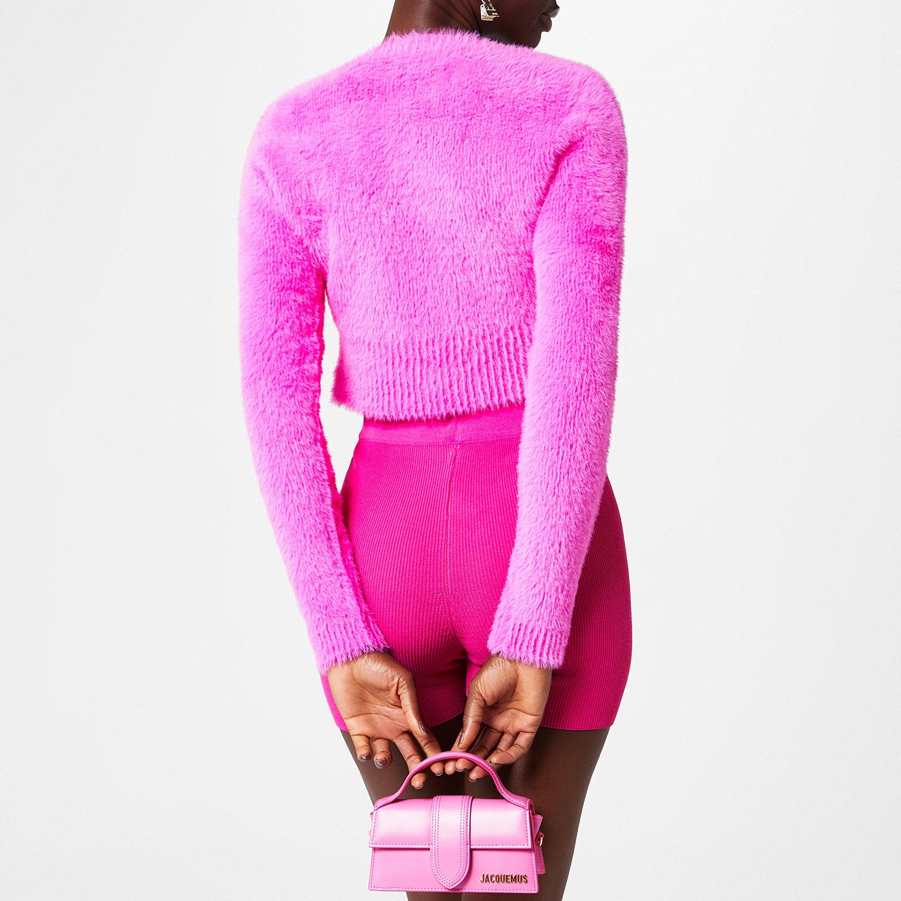 La Maille Neve Cropped Cardigan