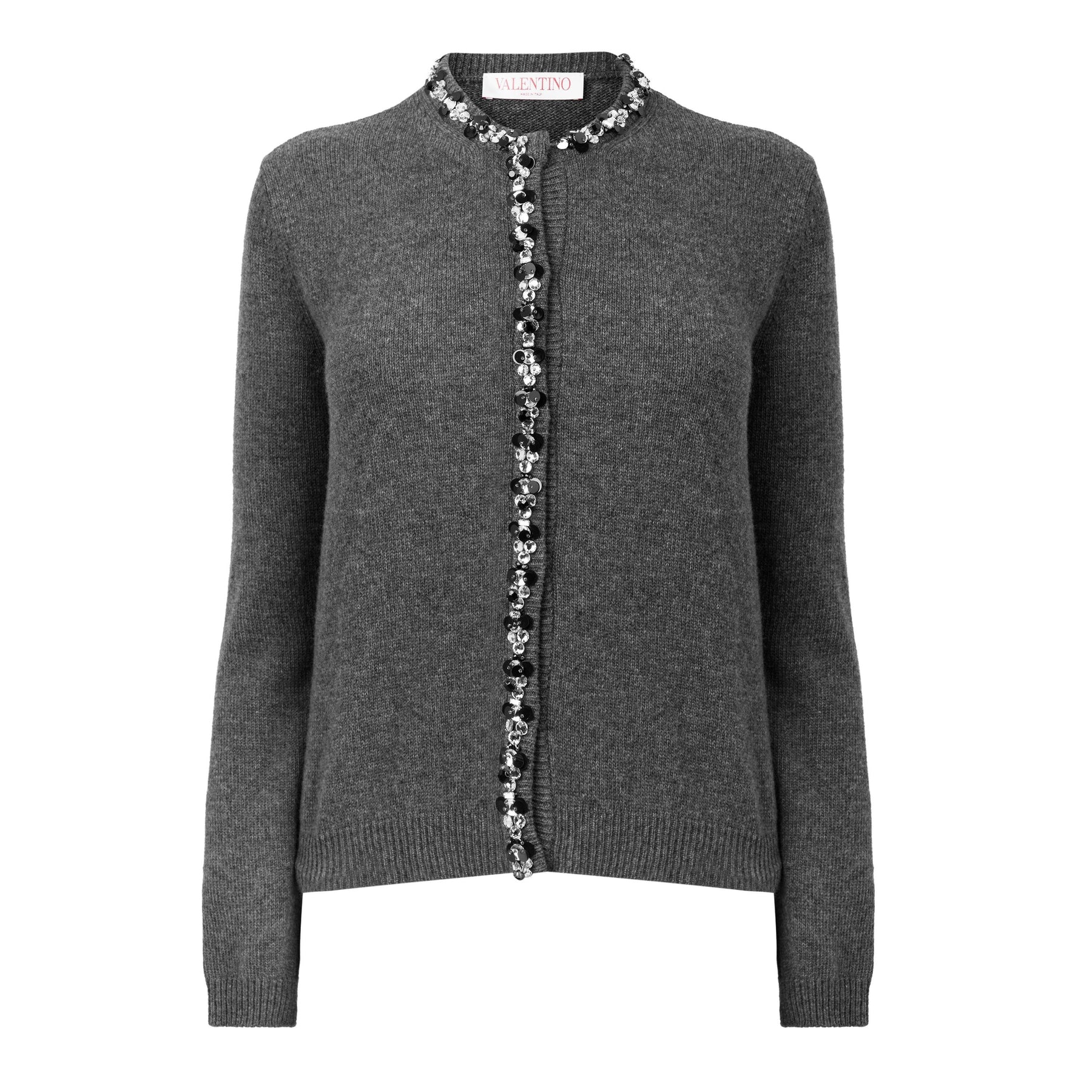 Embellished Wool Cardigan