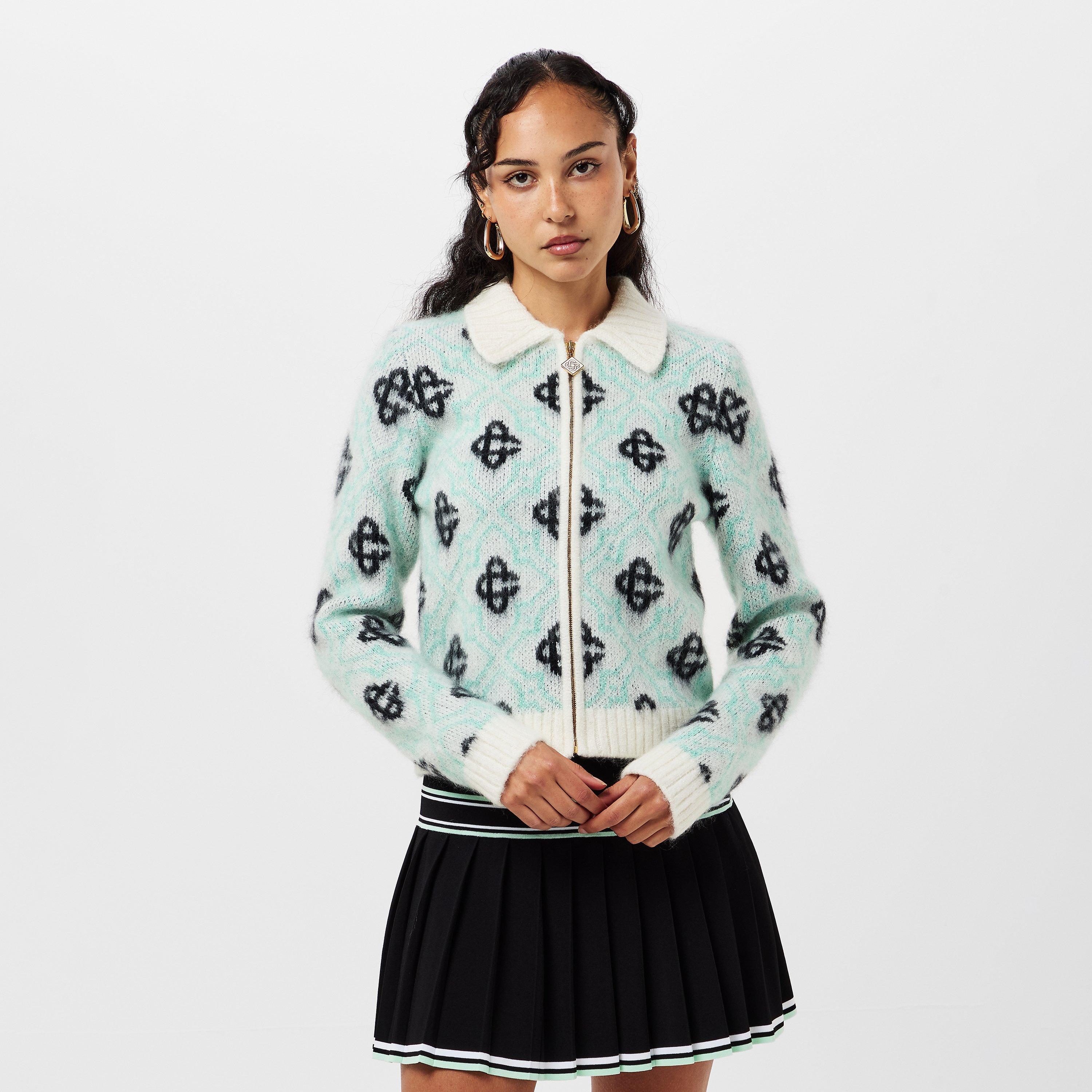 Mono Zip Front Cardigan