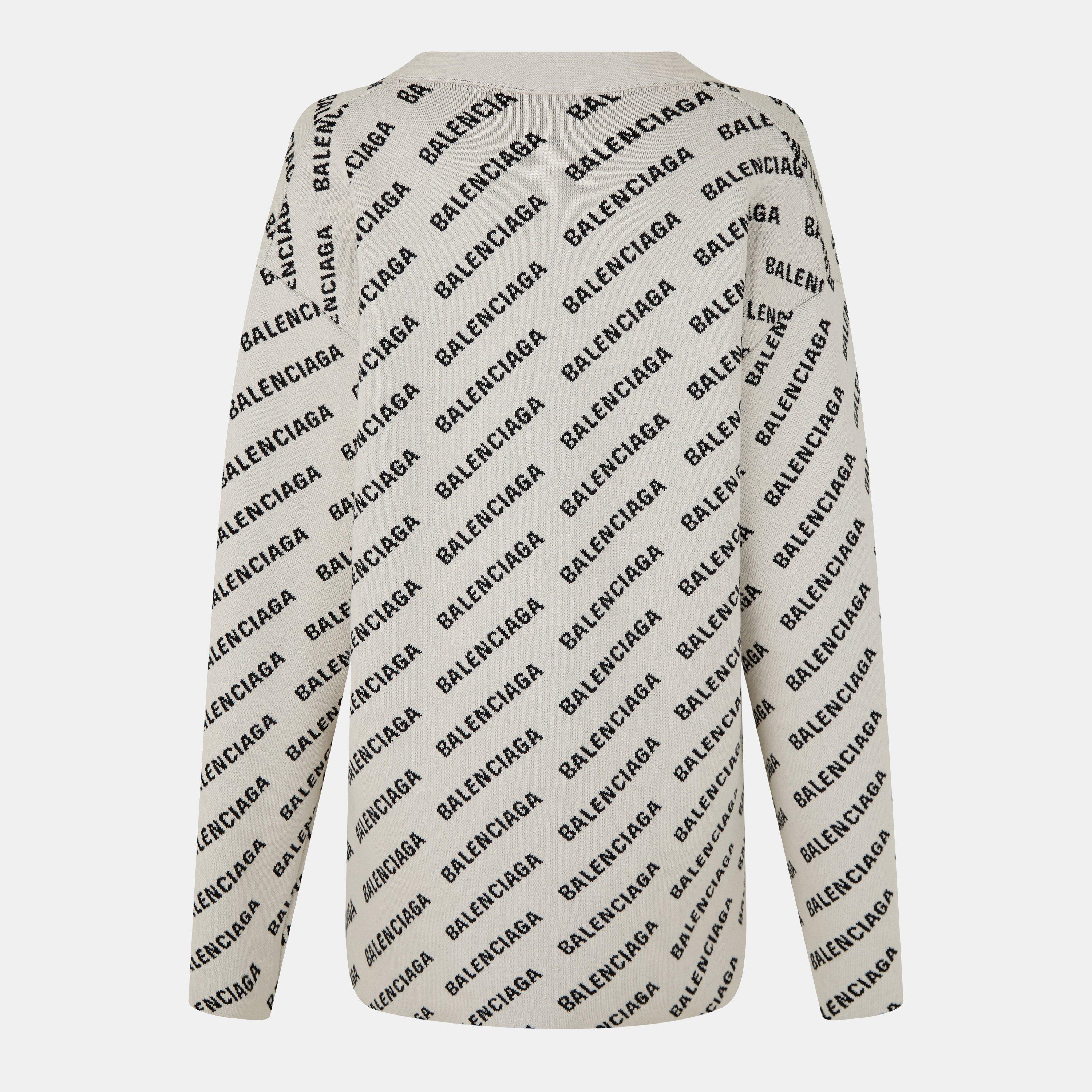 Scrolling Logo Cardigan