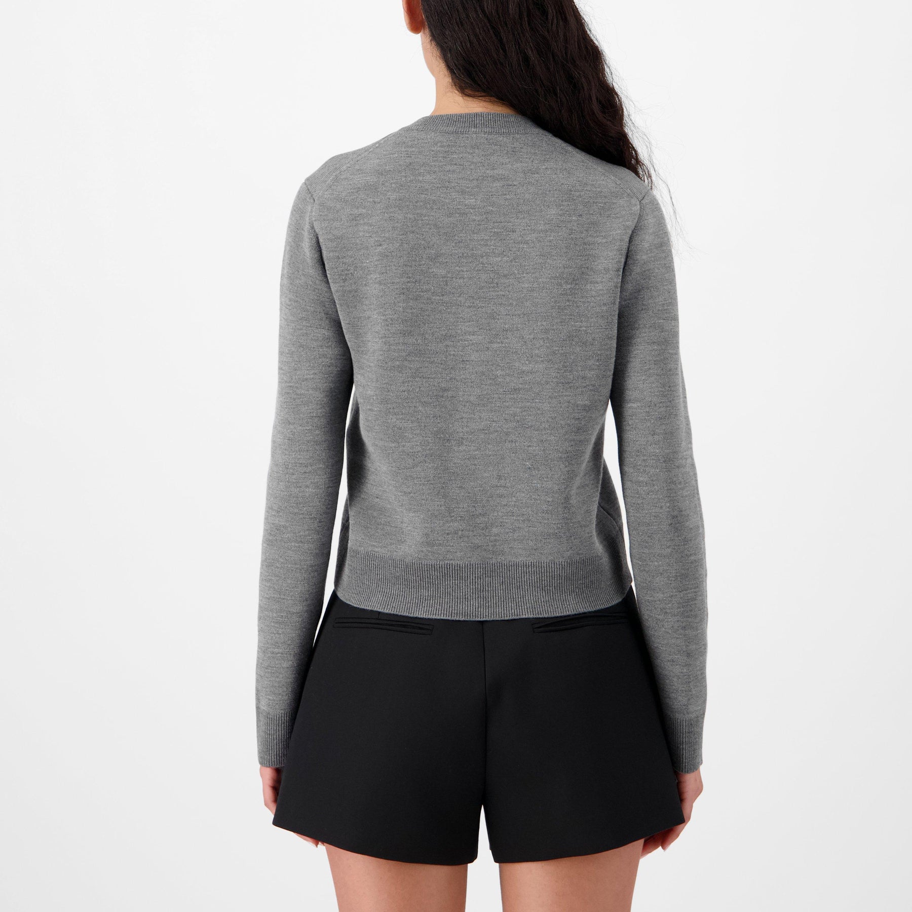 Women's Embroidered Cotton Wool Jacquard Cardigan