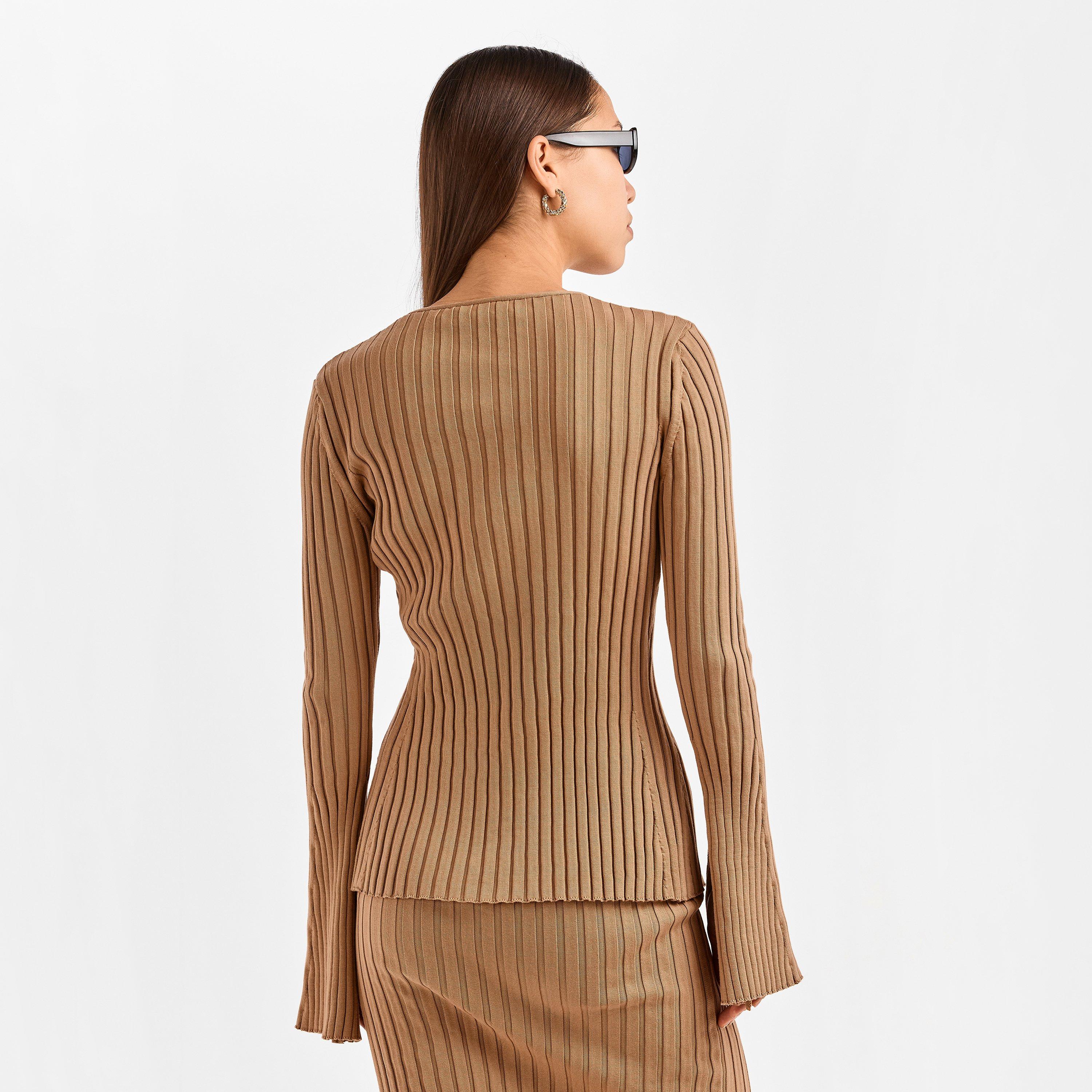 Ribbed Cardigan